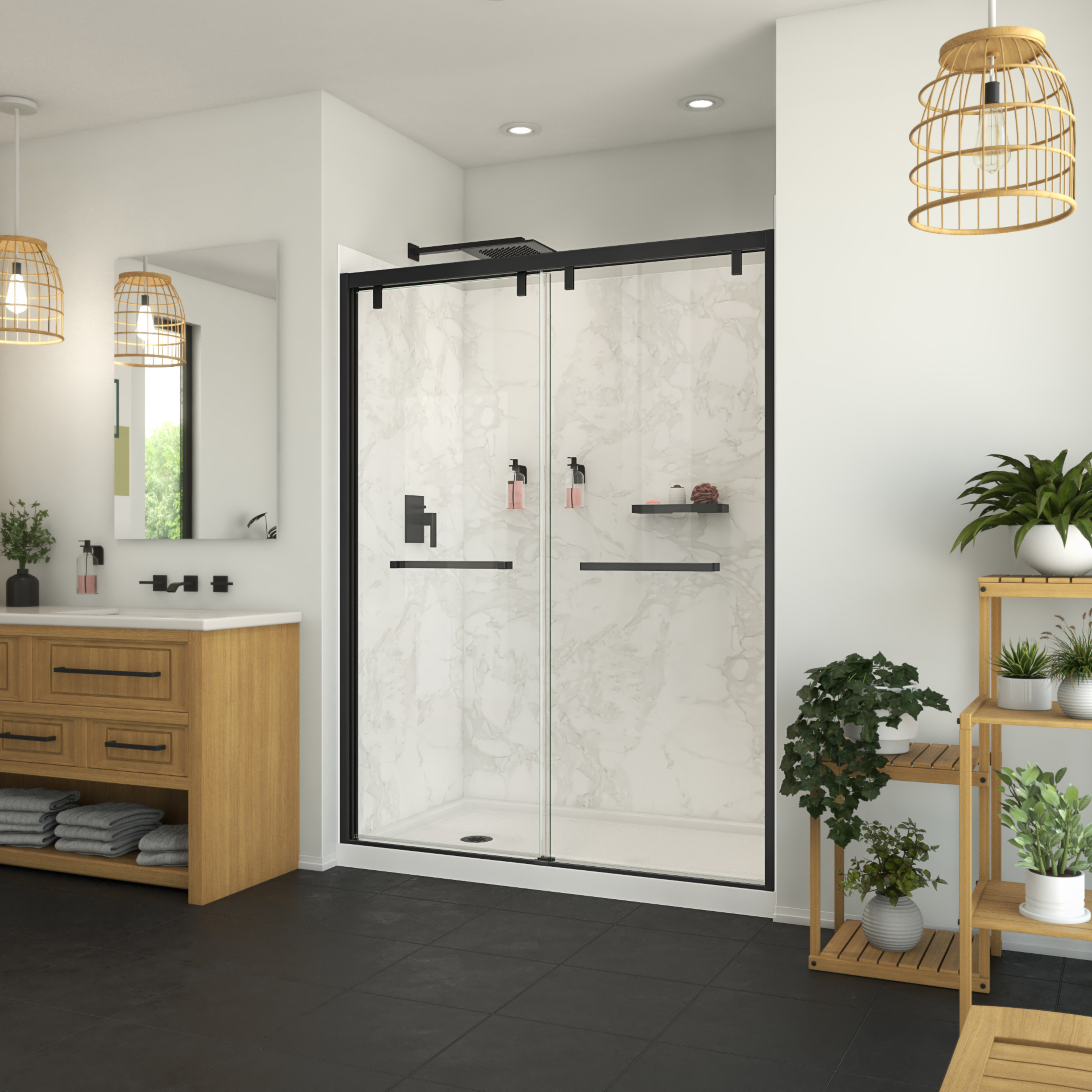 MAAX-ROKA-BASE-6036-WH-UTILE-CALCUTTA-ALC-LH-MB-DOOR-DECO-W