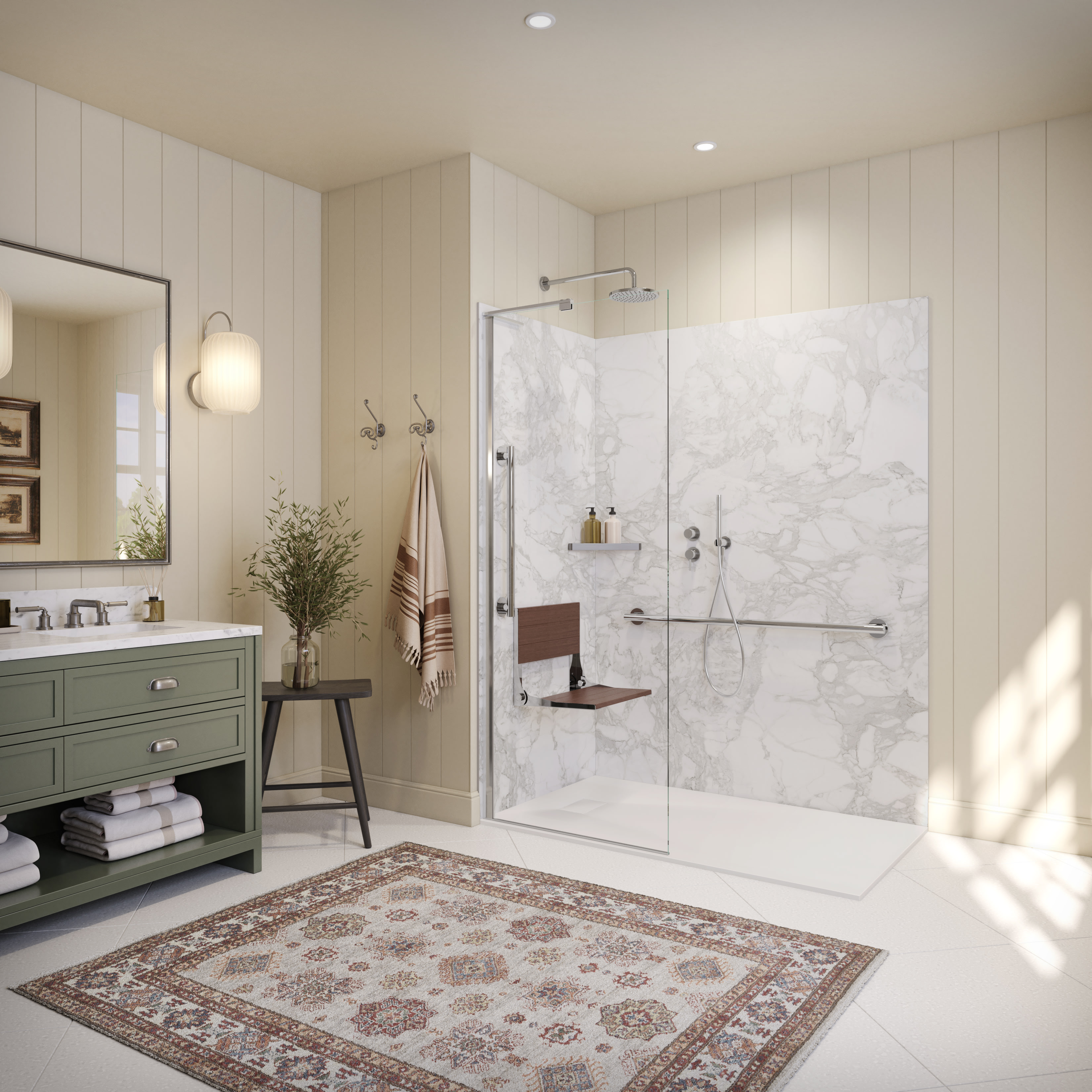 MAAX-U-SLAB-CALCUTTA-CHALK-CNR-6036-STONEA-CAPELLA-SCREEN-CH-BARS-TEAK-SEAT-DECO1