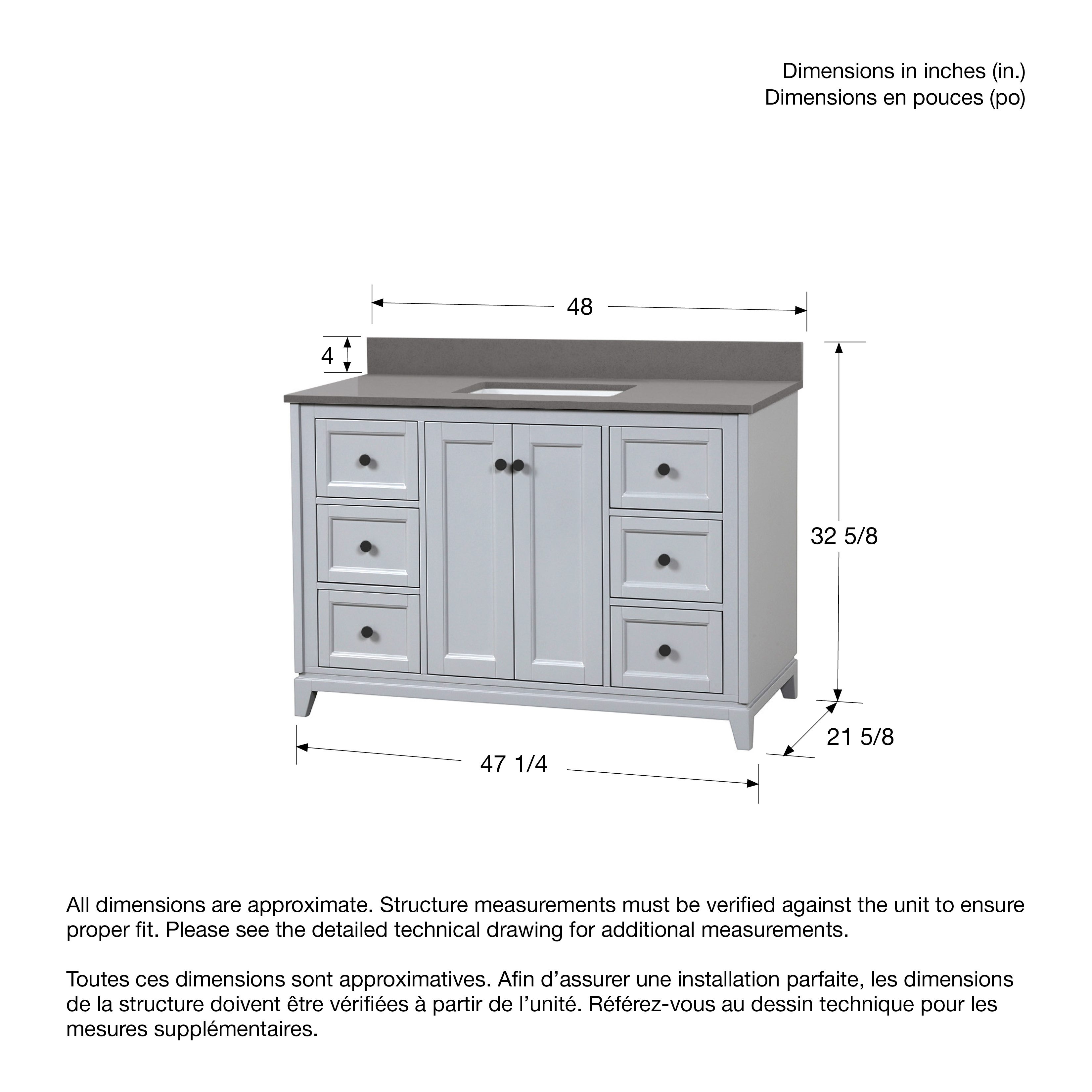 MAAX-VANURIA-SQR-48-LG-GRY-MB-DIM