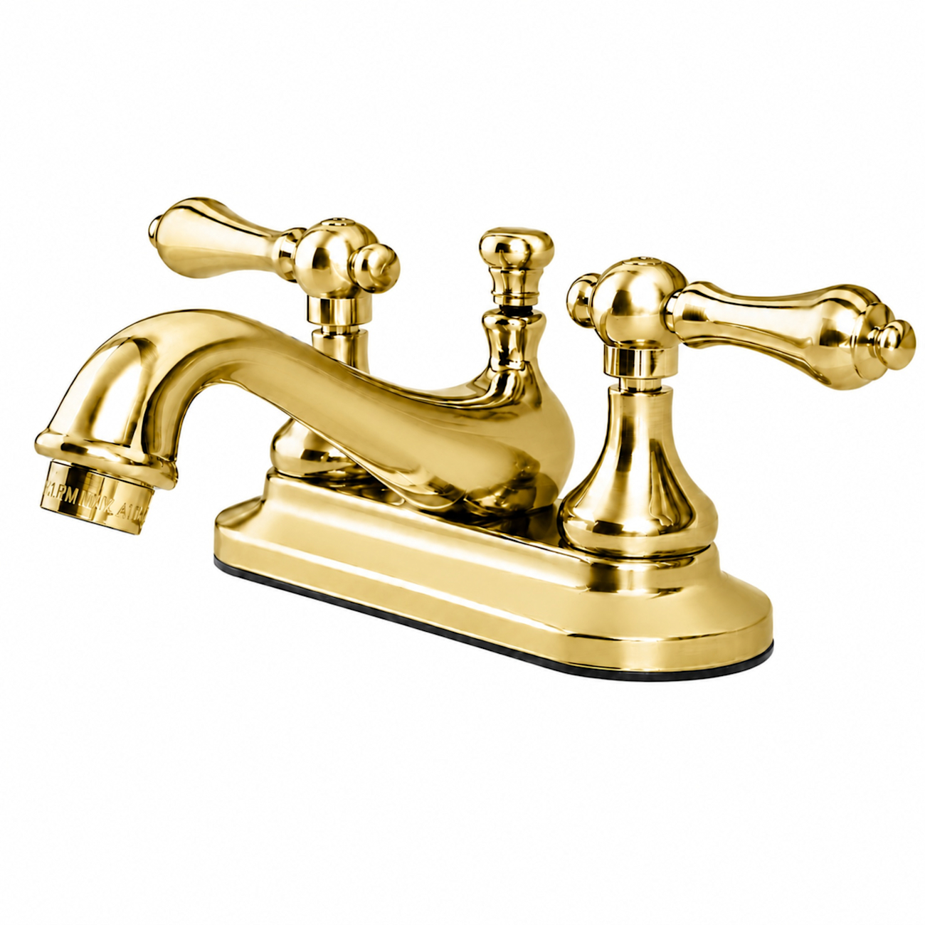 Charlotte Centerset Bathroom Sink Faucet - Metal Lever Handles