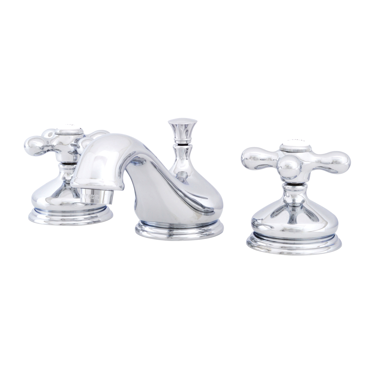 Camilla Widespread Bathroom Sink Faucet - Metal Cross Handles