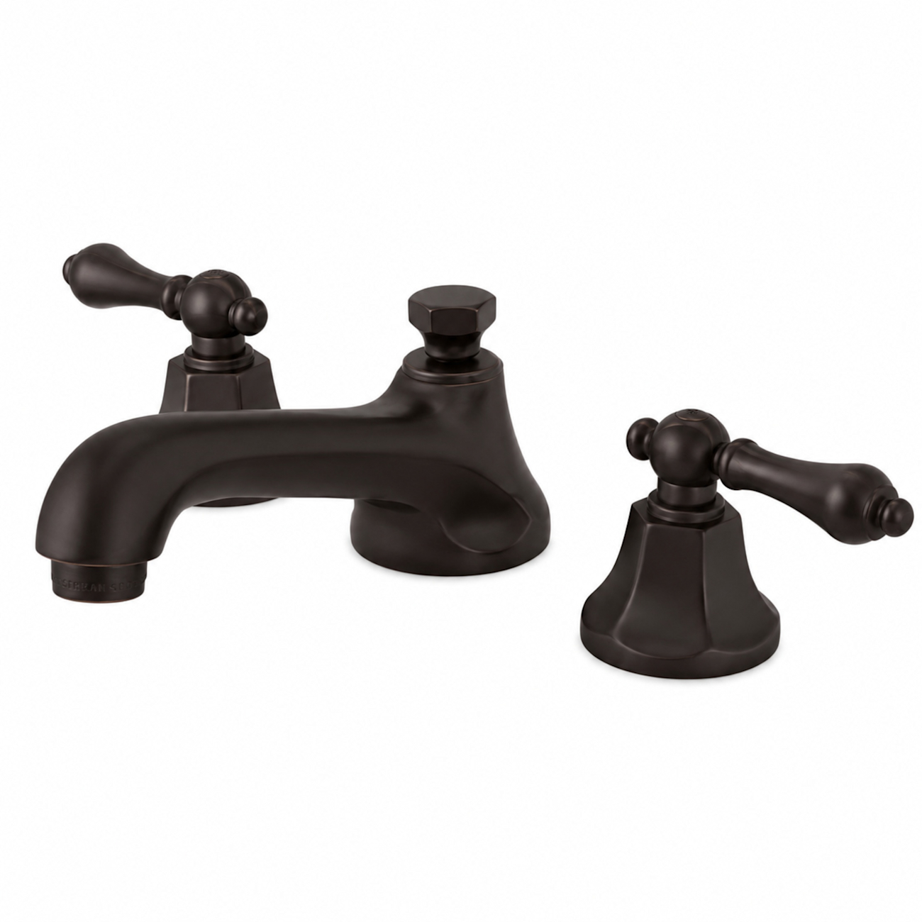 Nouveau Widespread Bathroom Sink Faucet - Metal Lever Handles