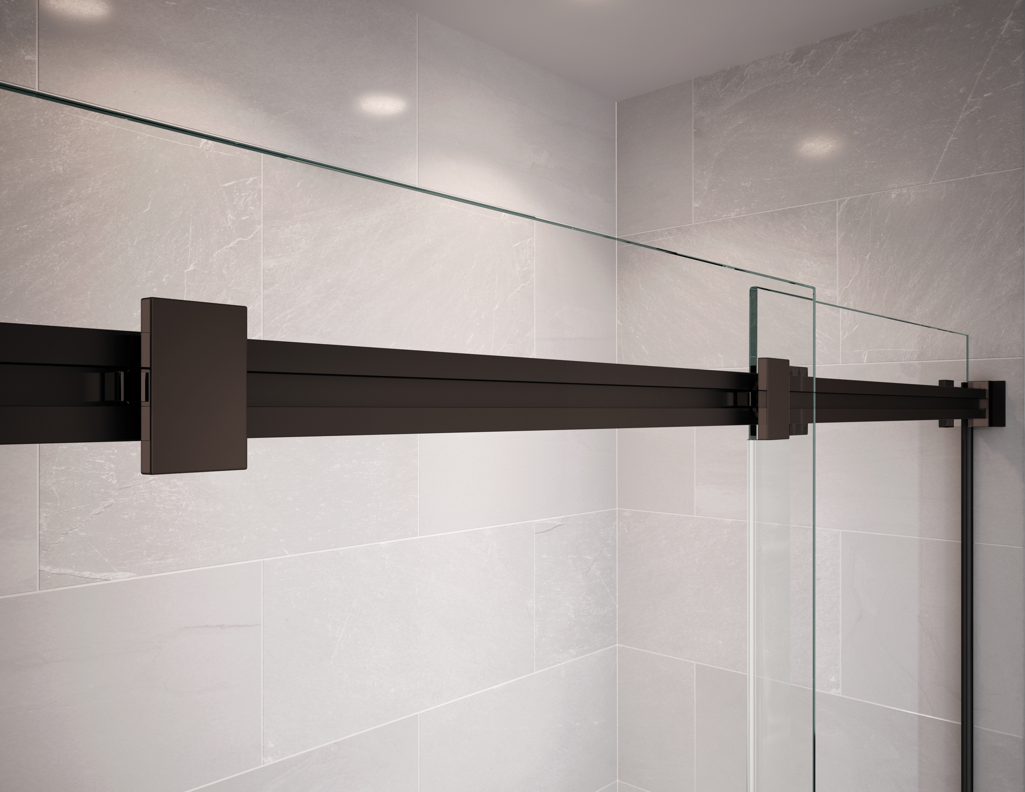 Duel 56-58 ½ x 70 ½-74 in. 8mm Bypass Shower Door for Alcove