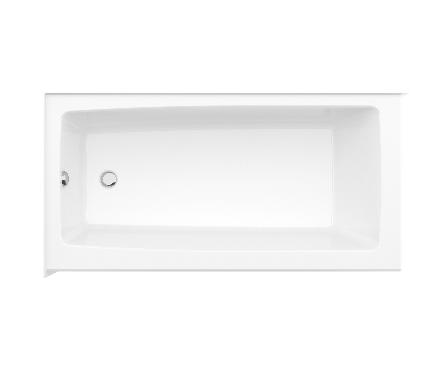 Mackenzie Corner 6030 AFR AcrylX Corner Left-Hand Drain Bathtub in 