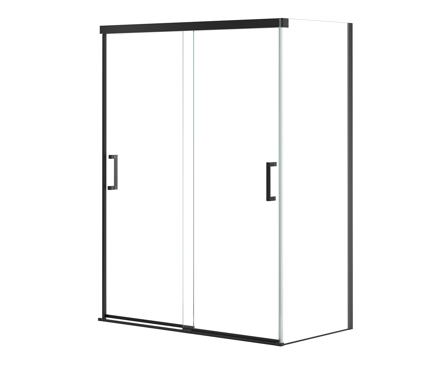 Incognito 76 Return Panel for 32 in. Base with Clear glass in 