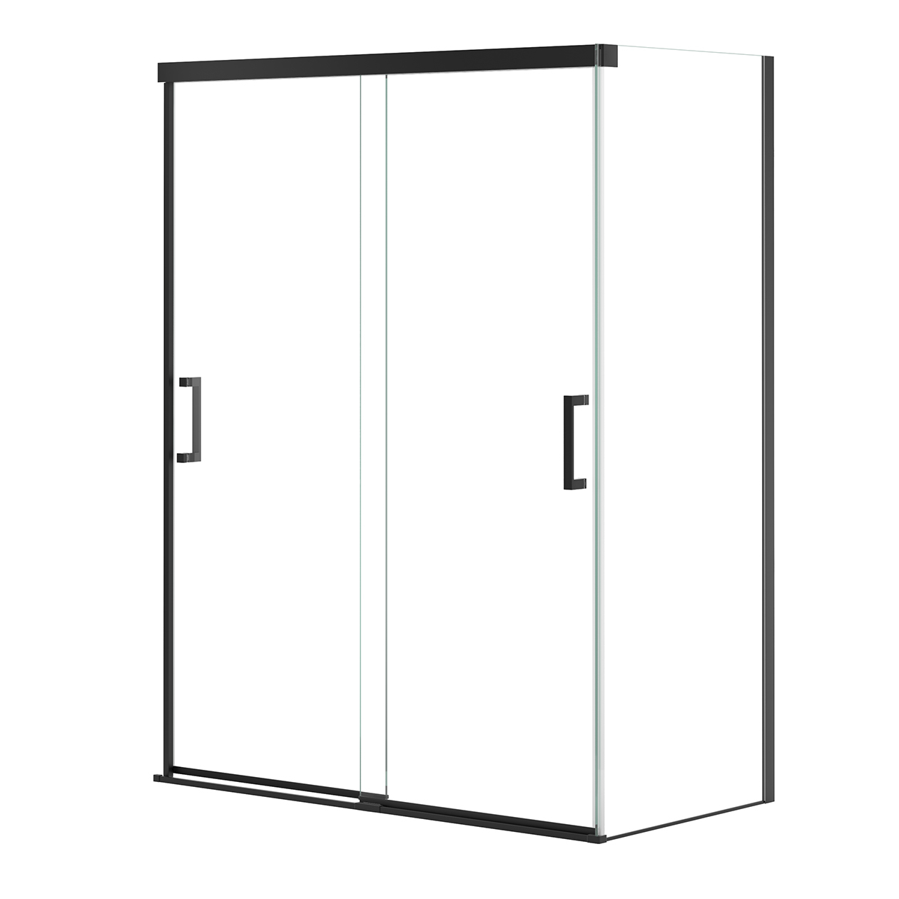 Incognito 76 Return Panel for 32 in. Base with Clear glass in 