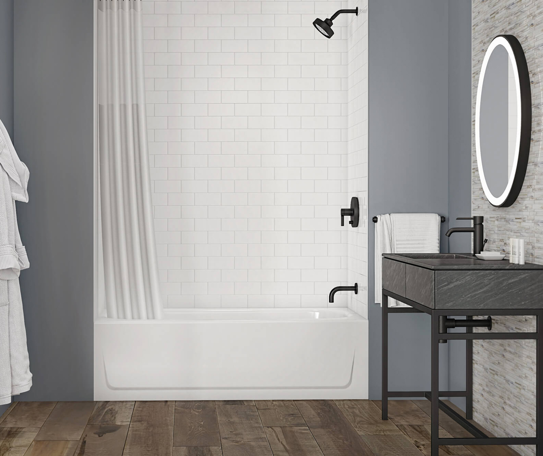 Swan Bath Tub Walls