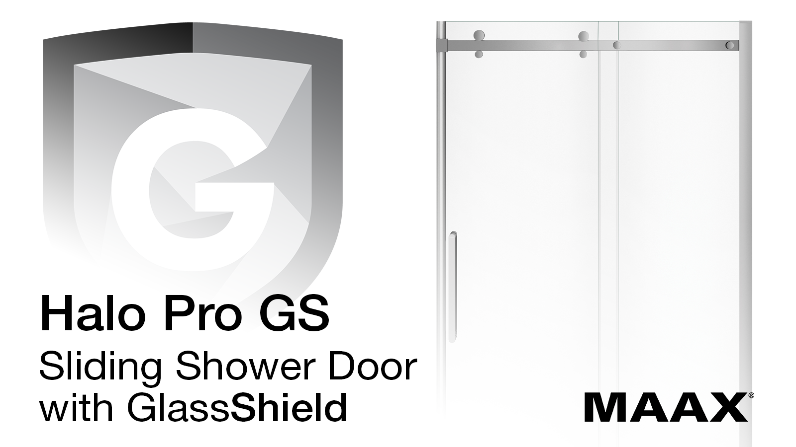 Halo Pro Shower Door with GlassShield