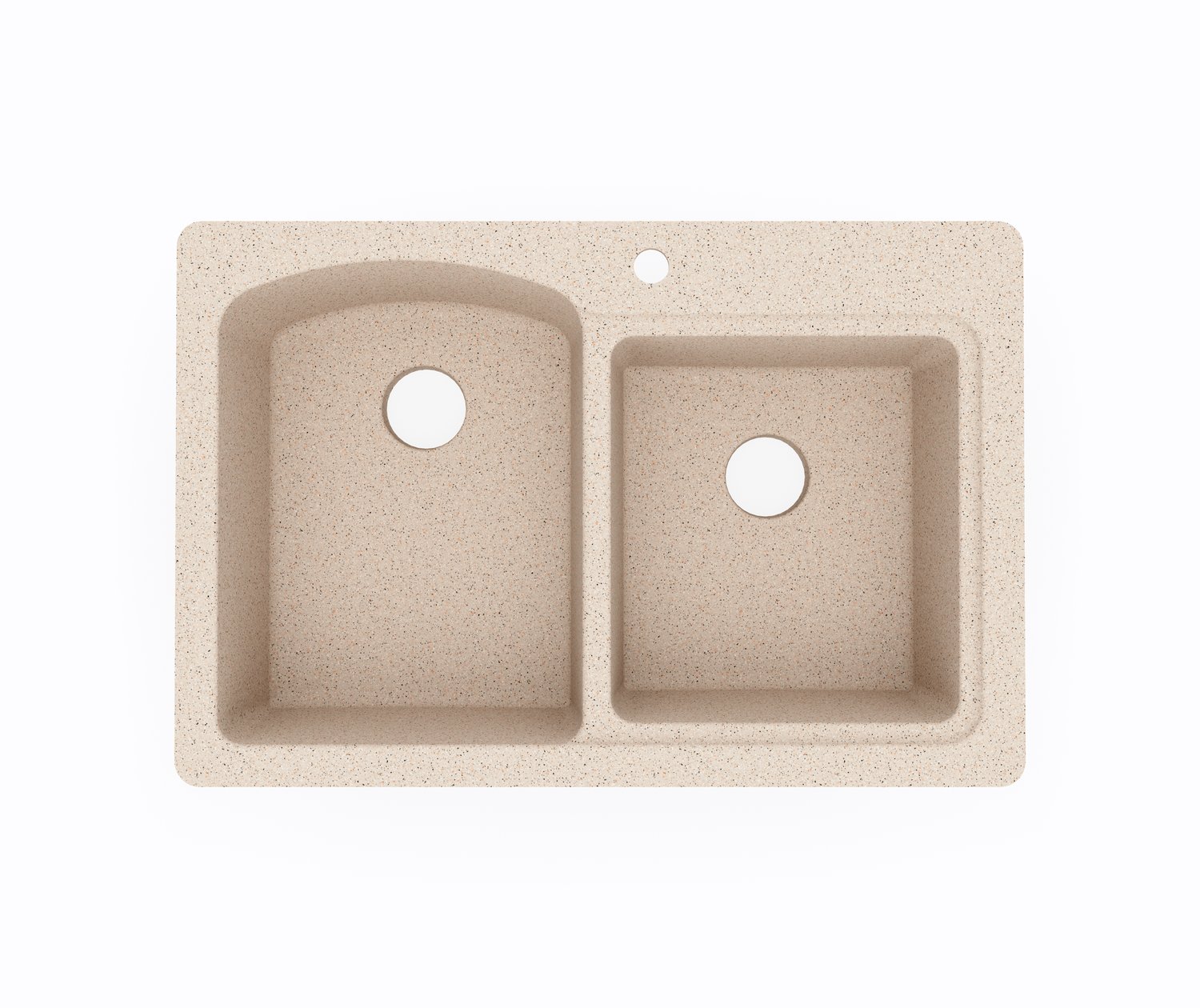 KSDB3322 22 x 33 Swanstone® Dual Mount Double Bowl Sink in Bermuda