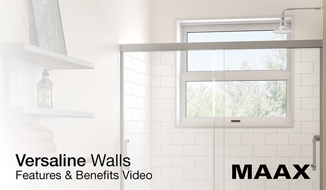 Discover the Versaline Shower Wall Solution