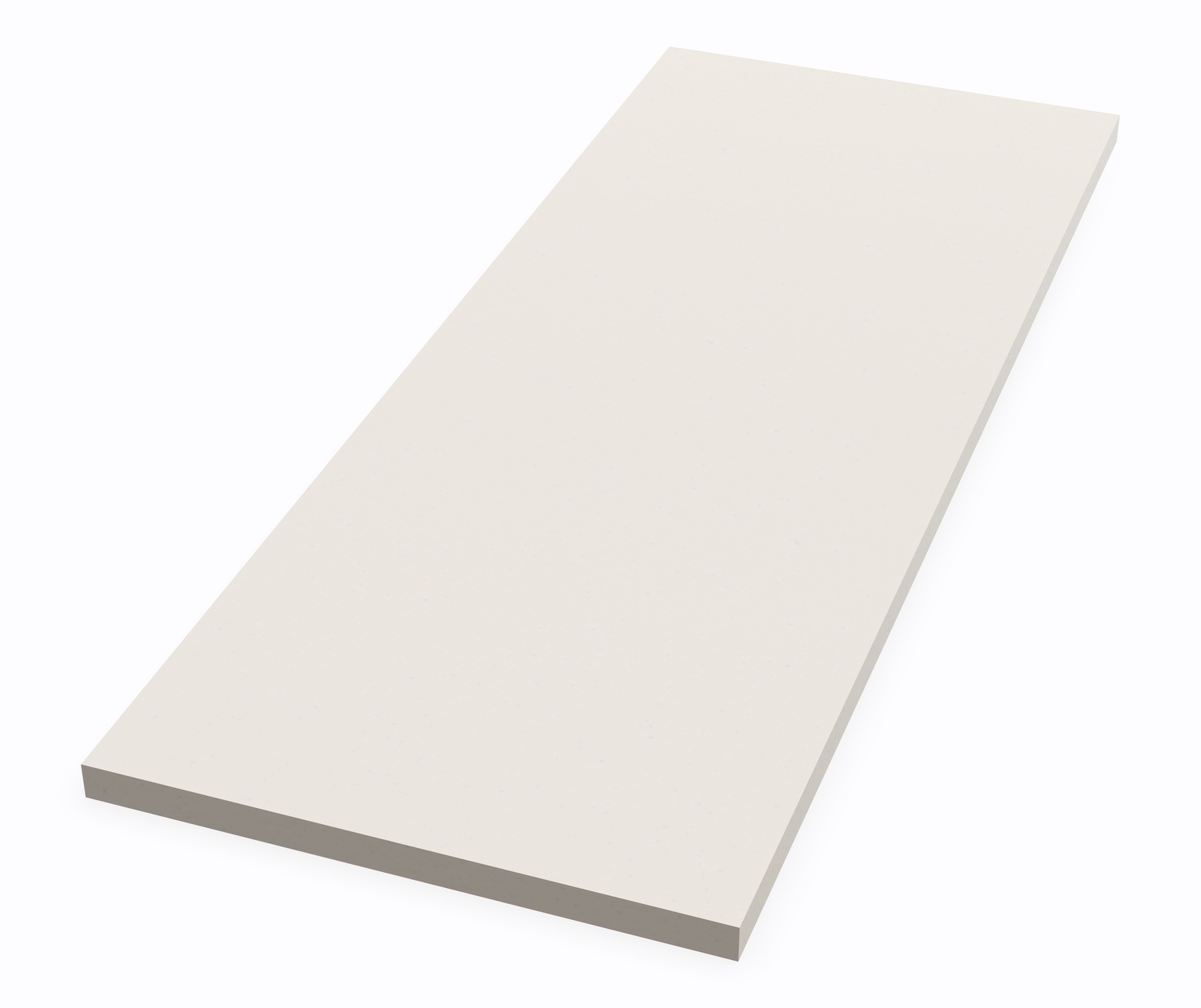 VT1B2249 Ellipse 22 x 49 Single Bowl Vanity Top in White