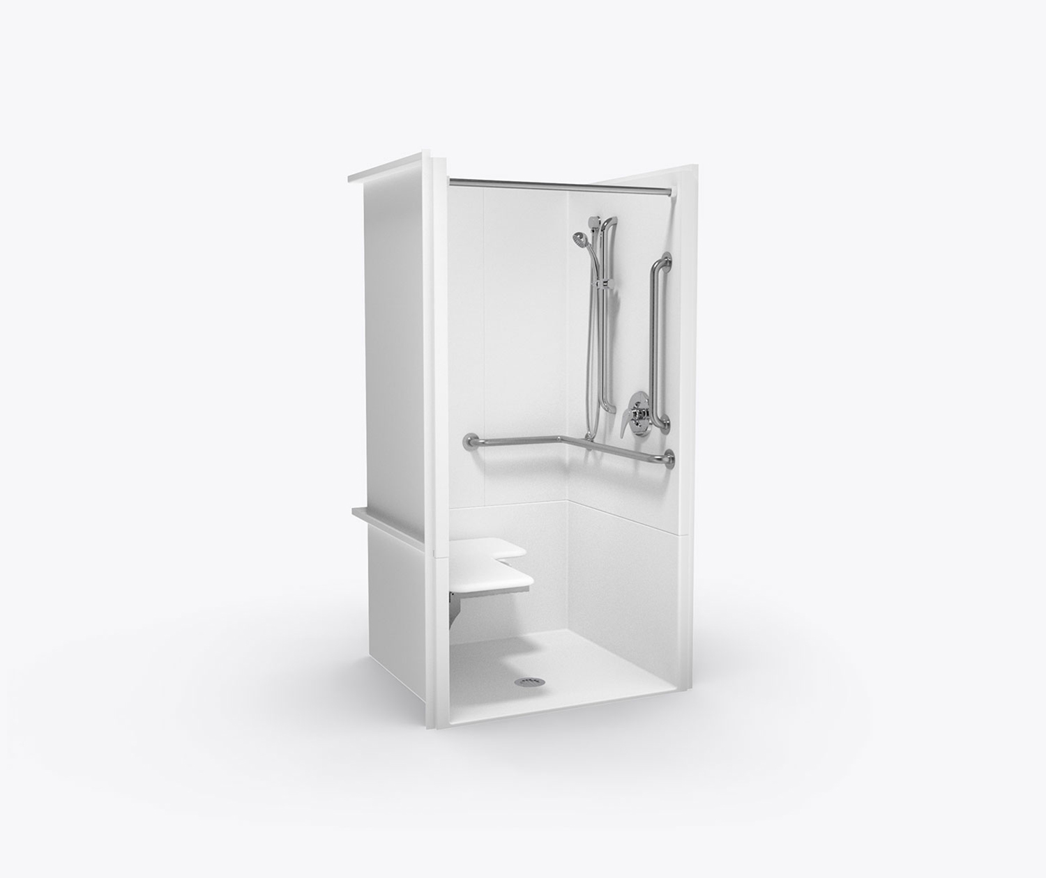 KPACKARXX37: Accessory Package for 63”x37” ADA Roll-In Showers