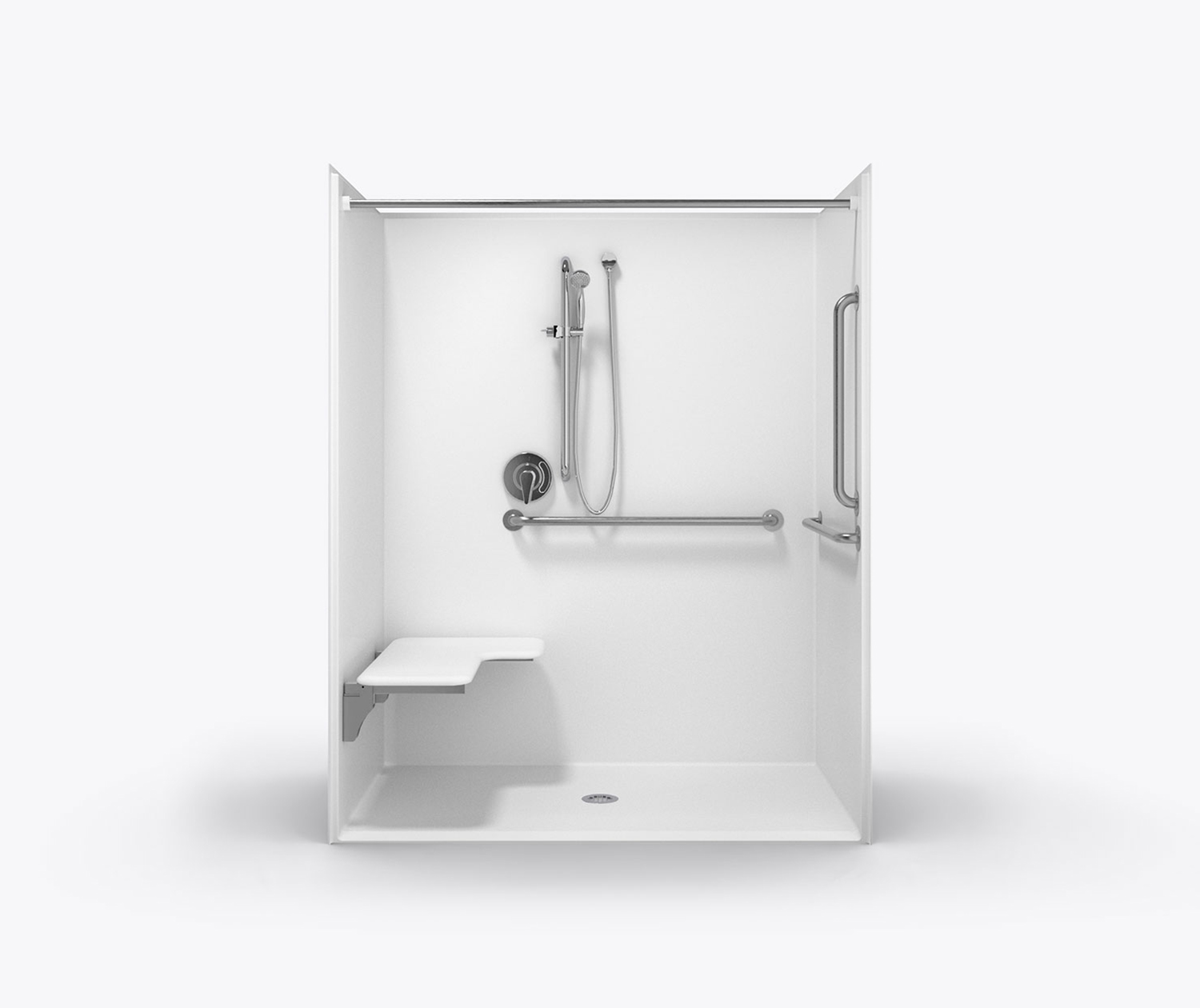 KPACKARXX37: Accessory Package for 63”x37” ADA Roll-In Showers