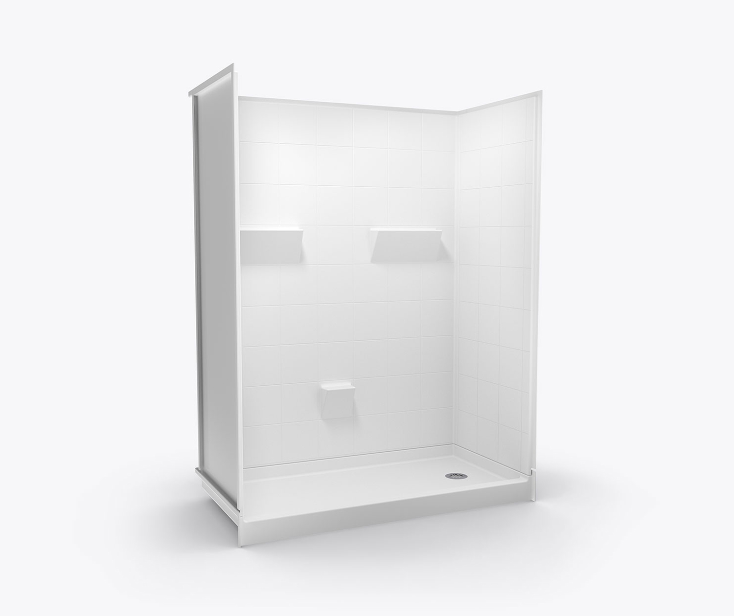 XST 6030 SH 5P L/R AcrylX Alcove Five-Piece Shower with XST 6030 SH 5P L/R AcrylX Alcove Five-Piece Shower with
