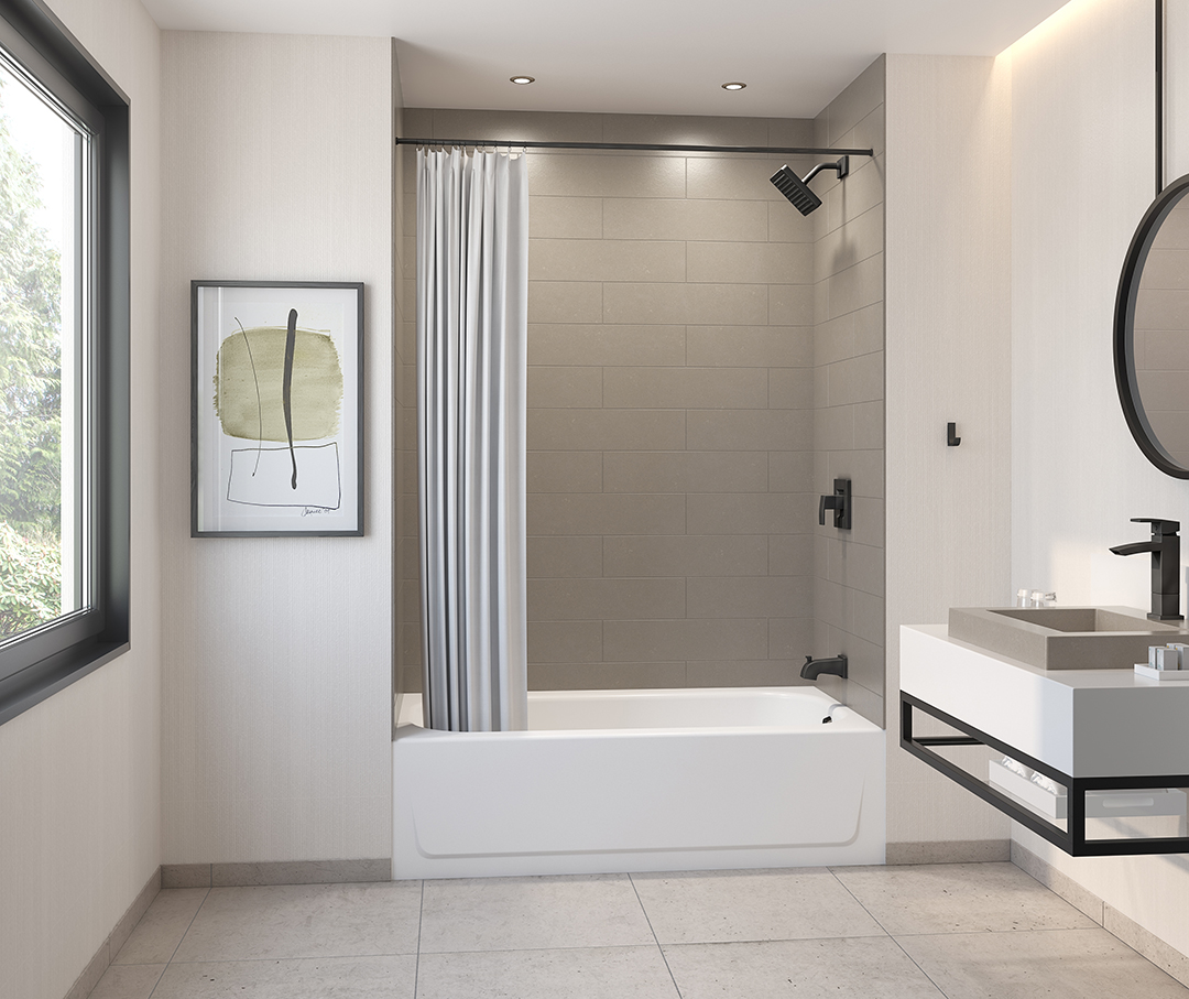 Swan wall solutions for bathroom and shower walls.