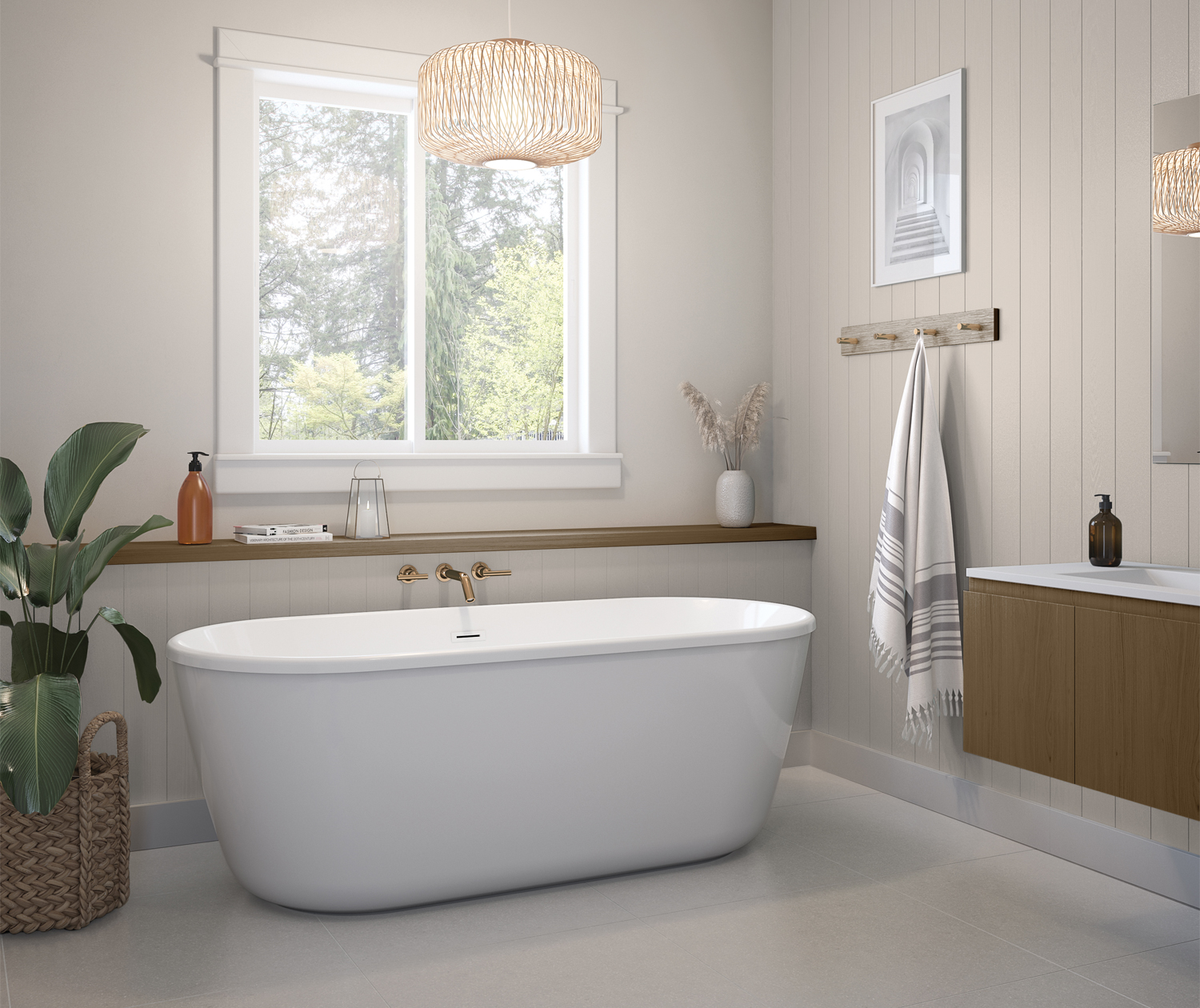 MAAX Sax 32-in x 60-in White Gelcoat/Fiberglass Oval Freestanding Soaking  Bathtub (Reversible Drain) in the Bathtubs department at