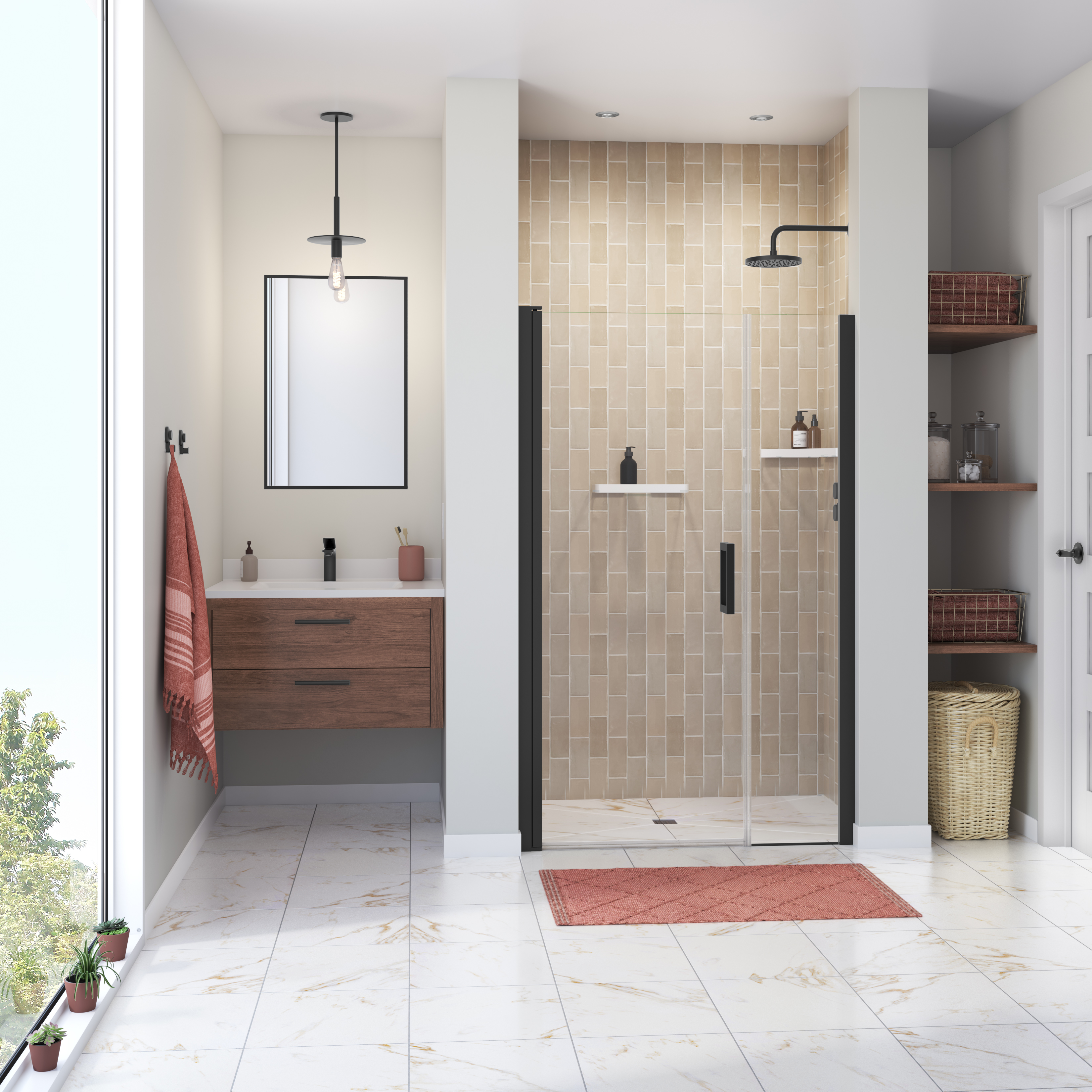 MAAX-MANHATTAN-43-45X68-MB-SQUARE-HANDLE-DECO