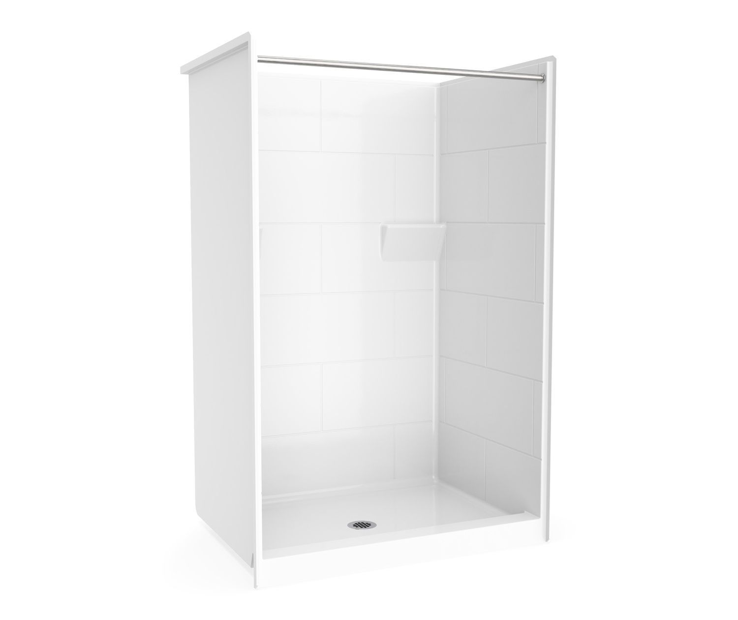 XST 5038 SH 4.0 ANSI - B AcrylX Alcove One-Piece Shower with XST 5038 SH 4.0 ANSI - B AcrylX Alcove One-Piece Shower with