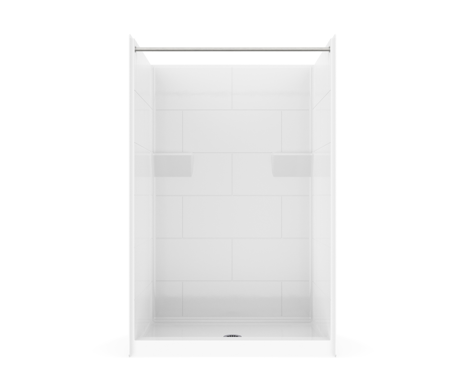 XST 5038 SH 4.0 ANSI - B AcrylX Alcove One-Piece Shower with