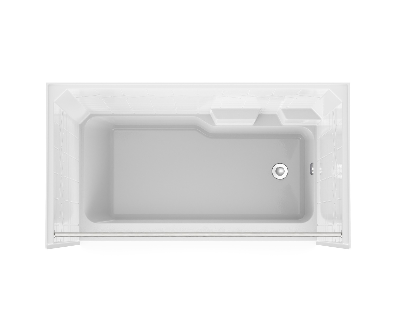 SST 3360 TS Solid Surface Alcove OnePiece Tub Shower with Left Hand