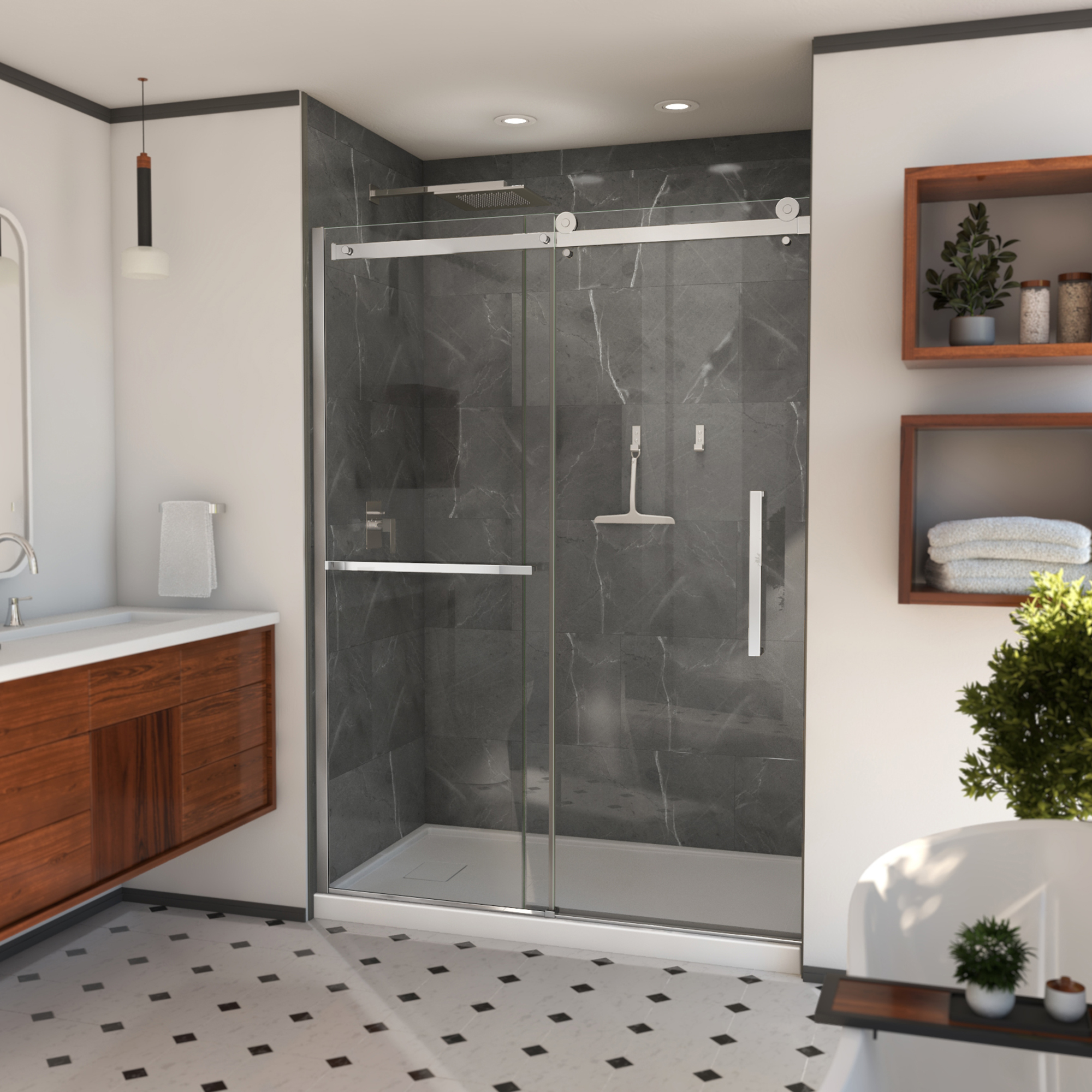 NEPTUNE-VIVA-TILES-MARBLE-DARK-GREY-DECO
