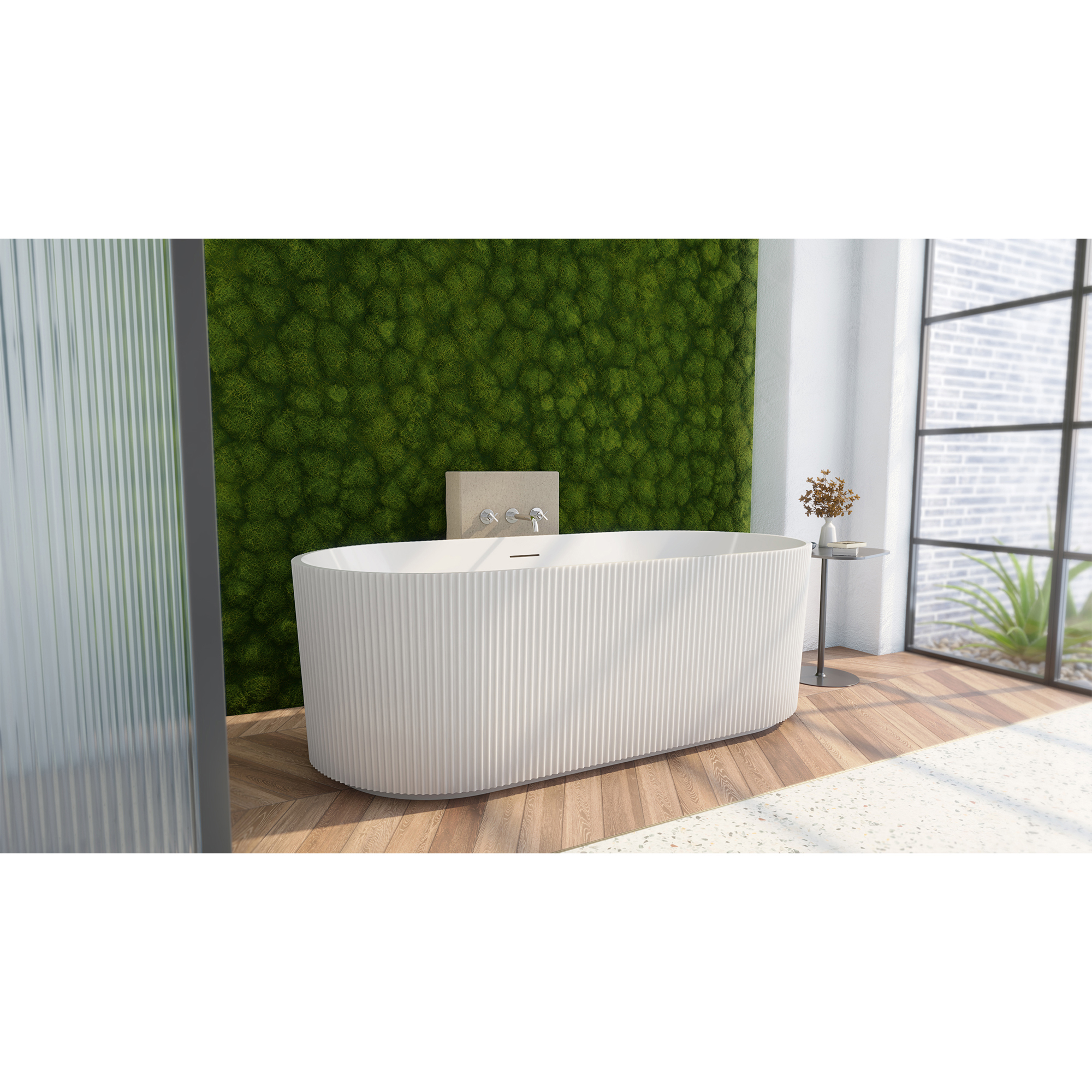 DreamLine Charisma 59 inch L x 29 1/2 inch W x 22 7/8 inch H