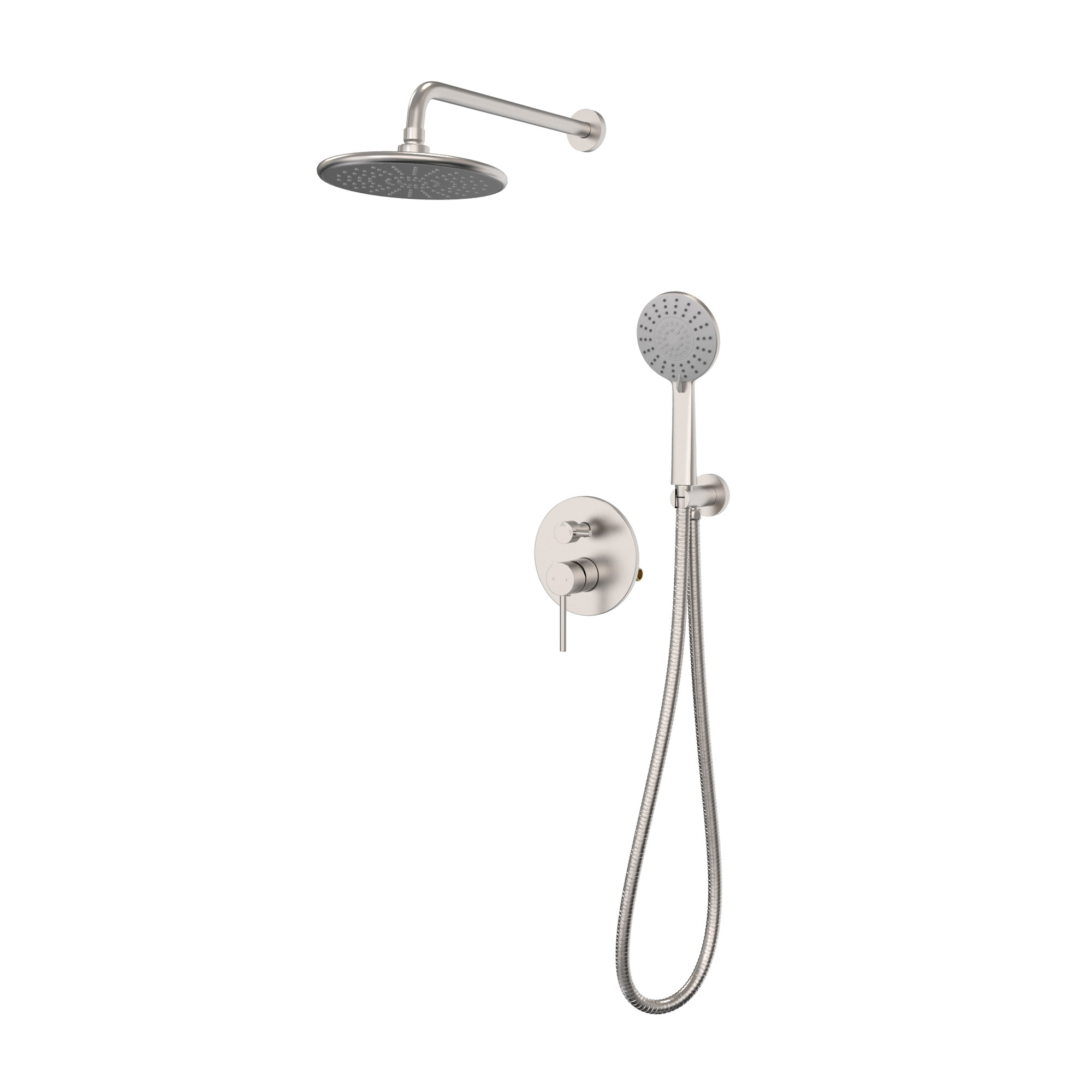 Aquata 7 x 19 1/2 Rain Fall Shower Faucet Set with Handshower