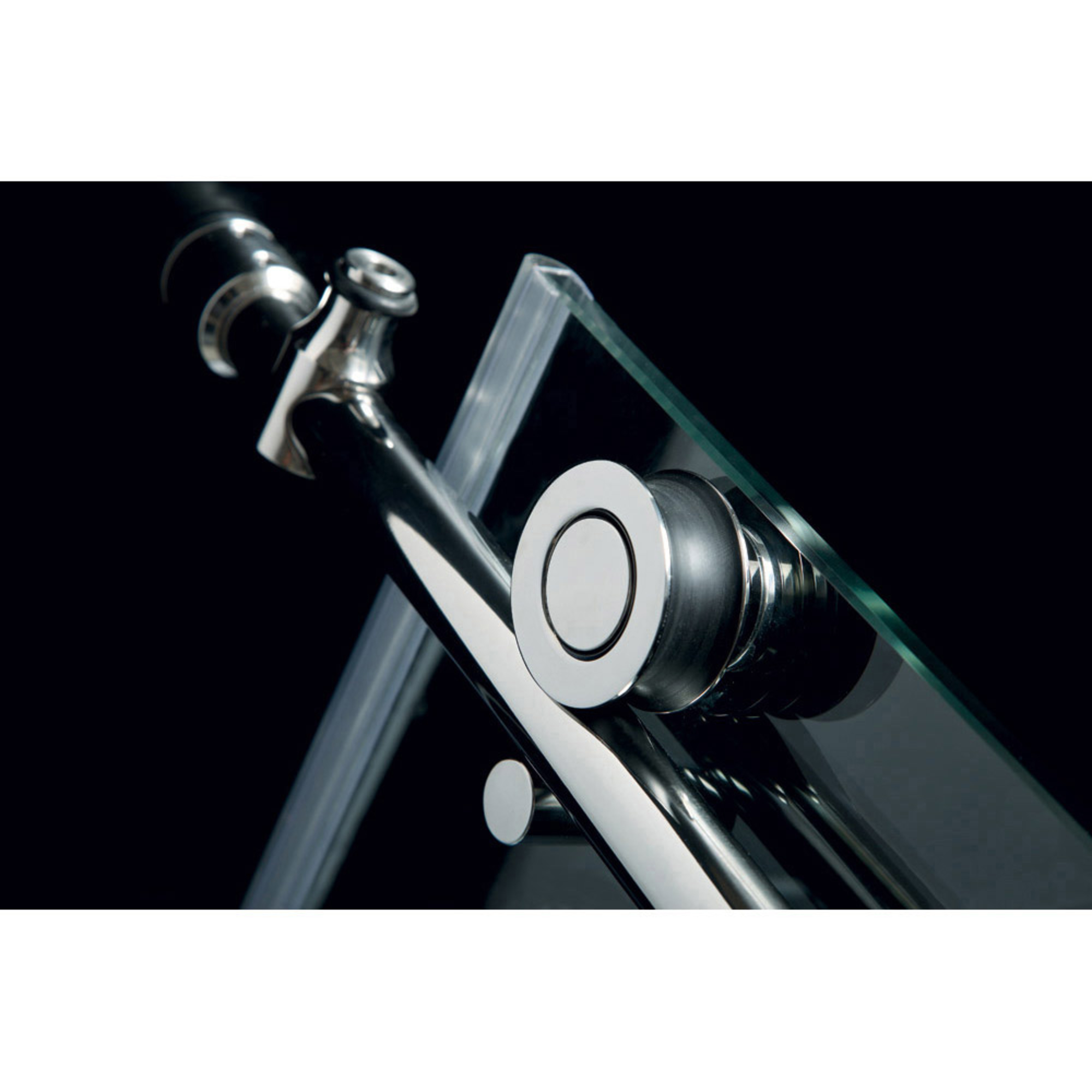 DreamLine Enigma-X 56 - 60 inch W x 76 inch H Frameless Sliding