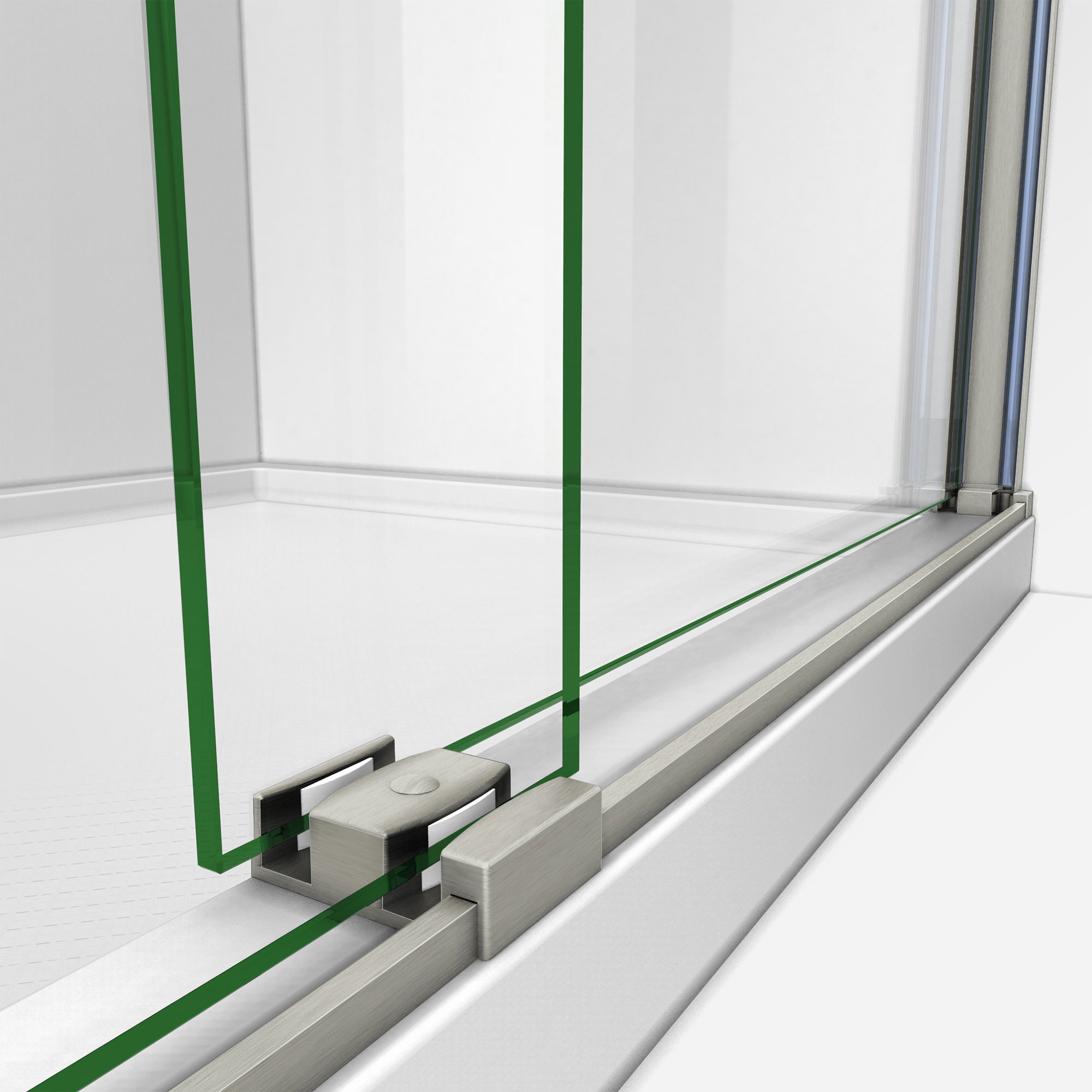 DreamLine Sapphire 56 - 60 inch W x 60 inch H Semi-Frameless