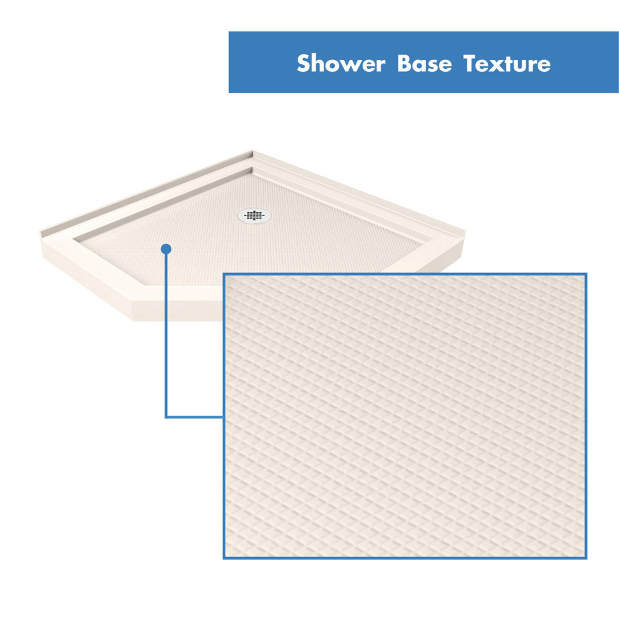 DreamLine Prism Lux 42 inch D x 42 inch W x 74 3/4 inch H