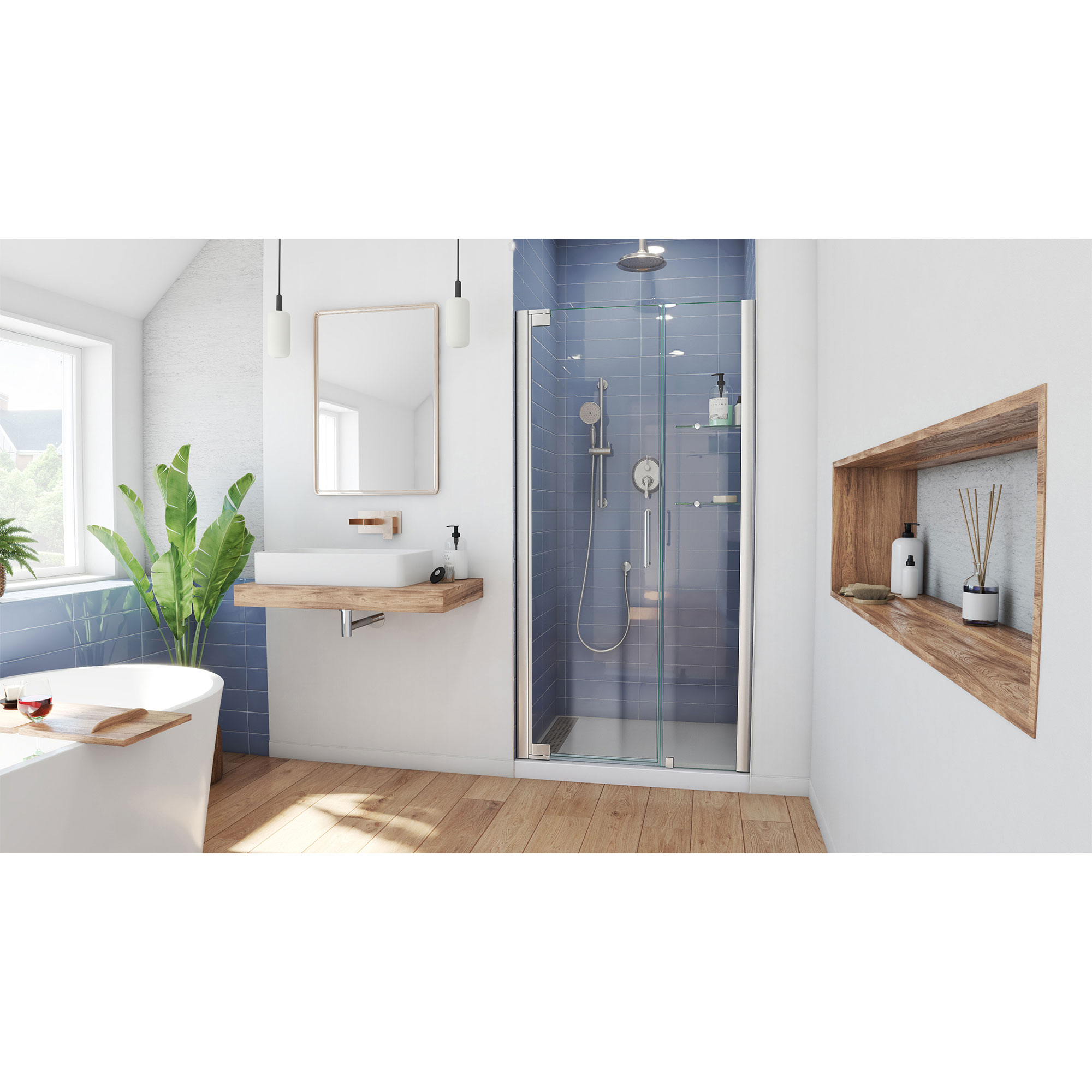 DreamLine Elegance 42 1/2 - 44 1/2 inch W x 72 inch H Frameless