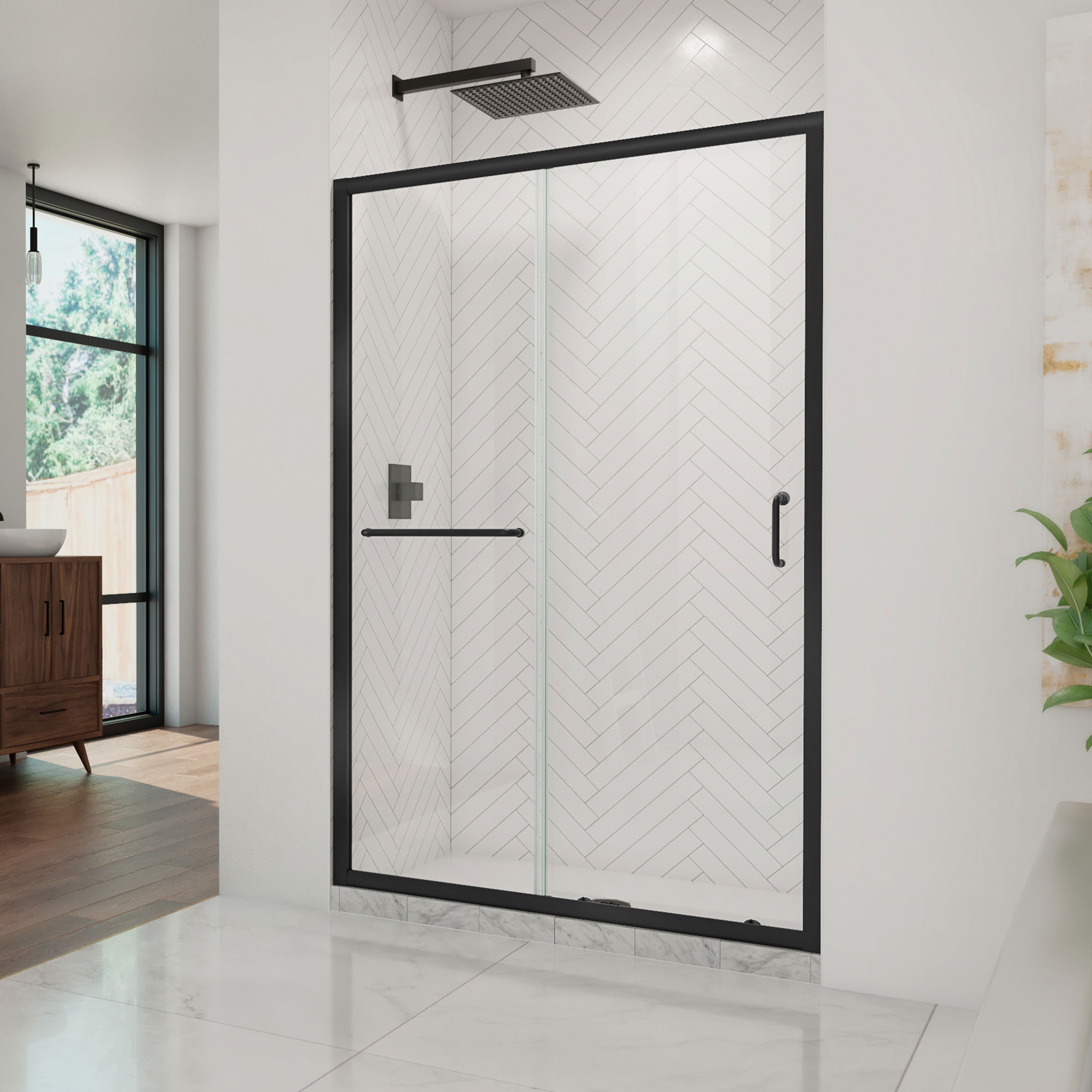 DreamLine Infinity-Z 44 - 48 inch W x 72 inch H Semi-Frameless