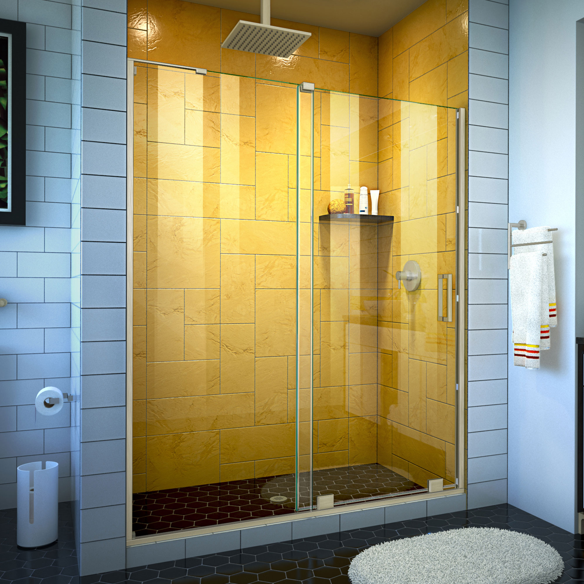 DreamLine Mirage-Z 50 - 54 inch W x 72 inch H Frameless Sliding