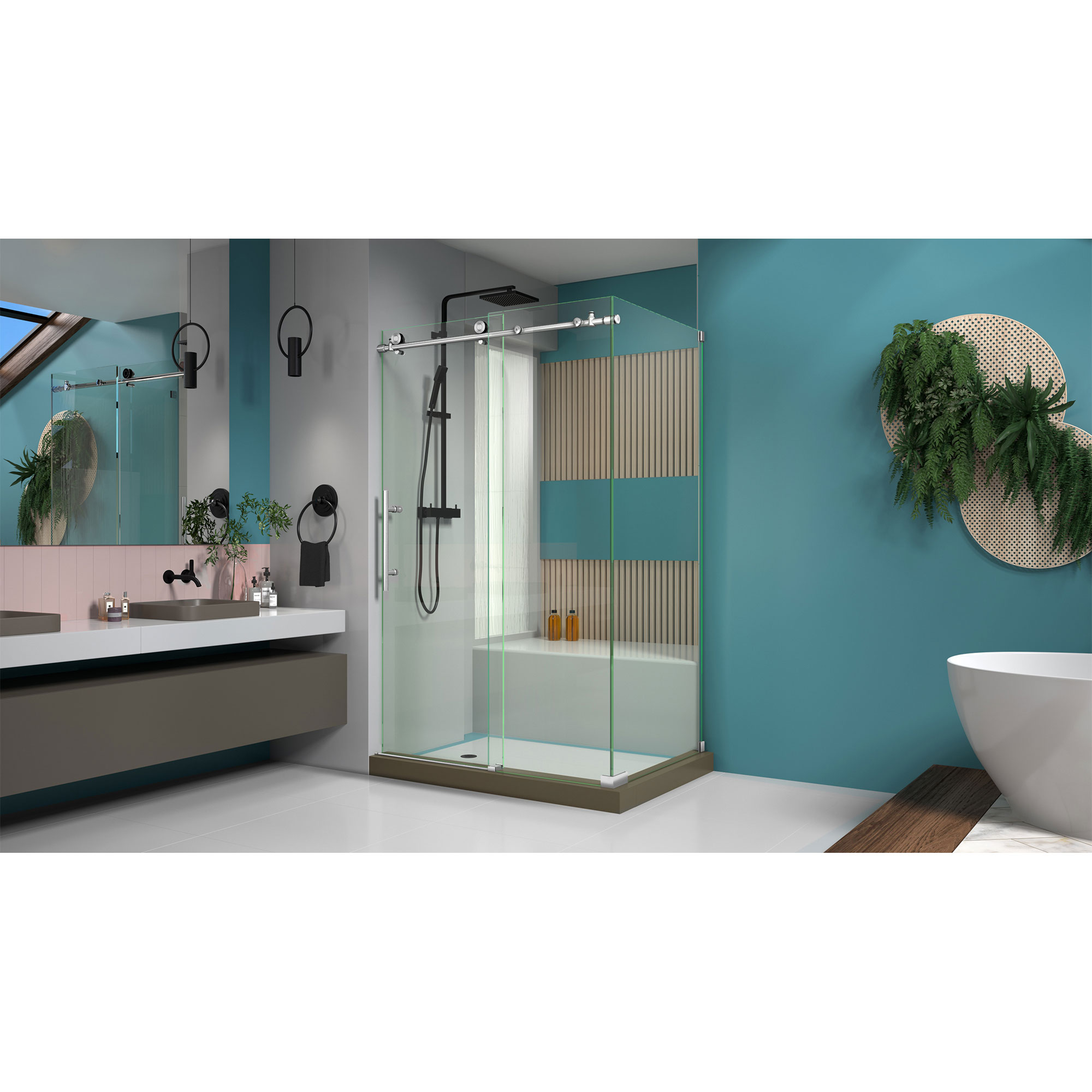 MINNANO SEPARATE BATH ＆ TOILET XXL enigma-x-shower-enclosure-