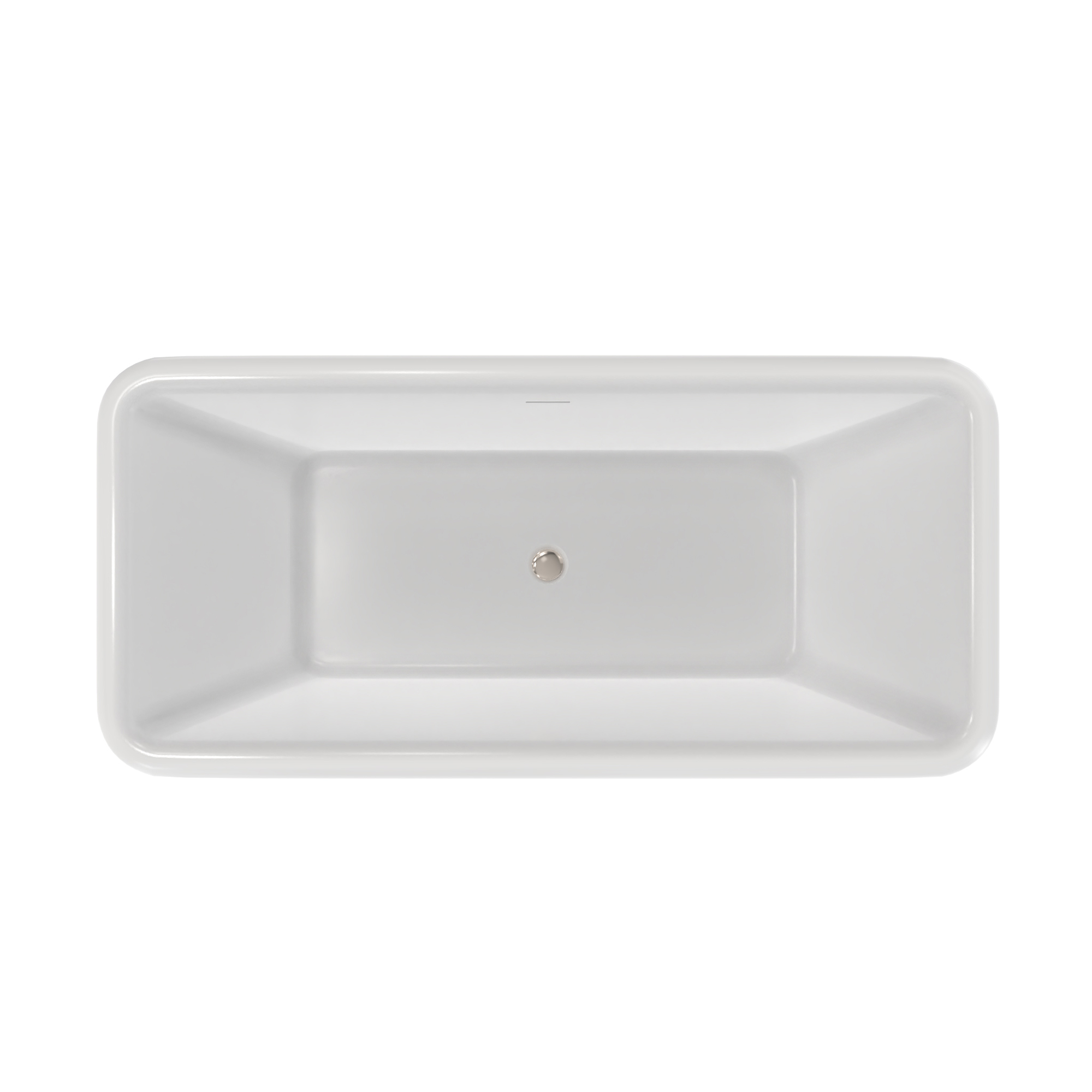 Crest 67 inch L x 31-1/2 inch W x 24-1/2 inch H Freestanding