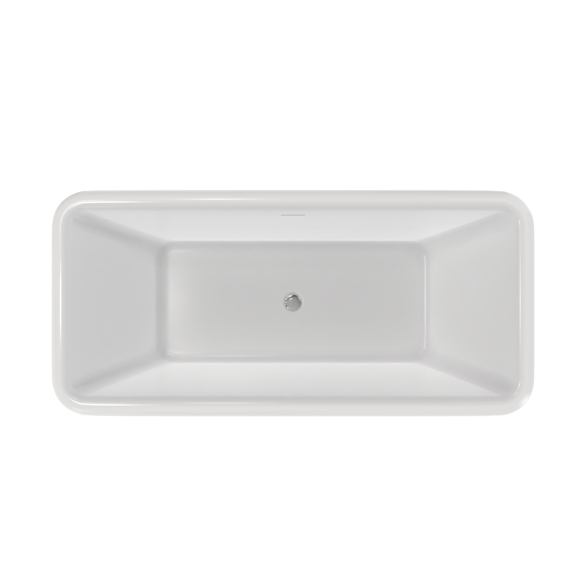 Crest 59 inch L x 31-1/2 inch W x 23-5/8 inch H Freestanding