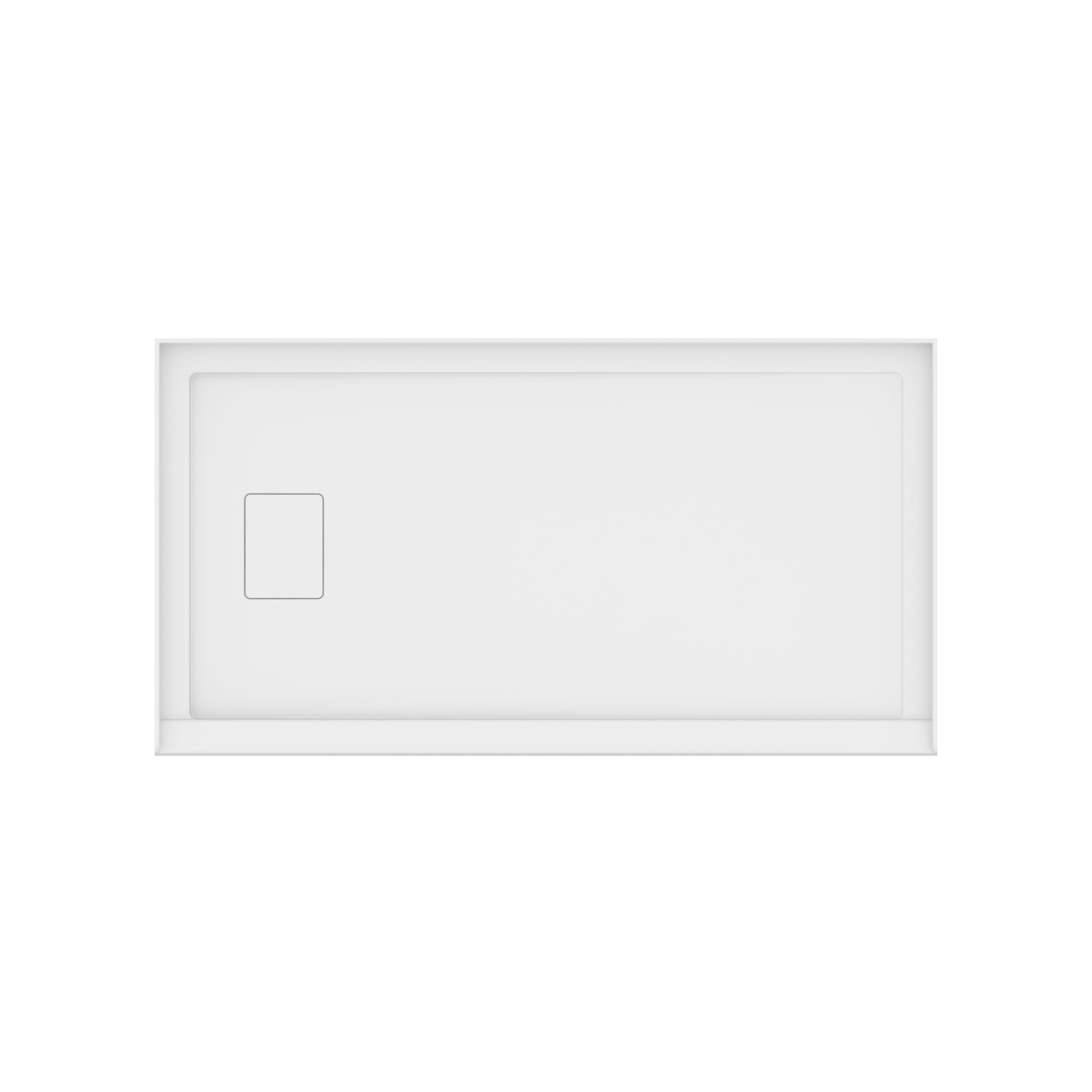 PROJECTA 60 in. x 32 in. Acrylic Left-Hand Drain Low-Profile Rectangular Alcove Whirlpool in White PROJECTA 60 in. x 32 in. Acrylic Left-Hand Drain Low-Profile Rectangular Alcove Whirlpool in White