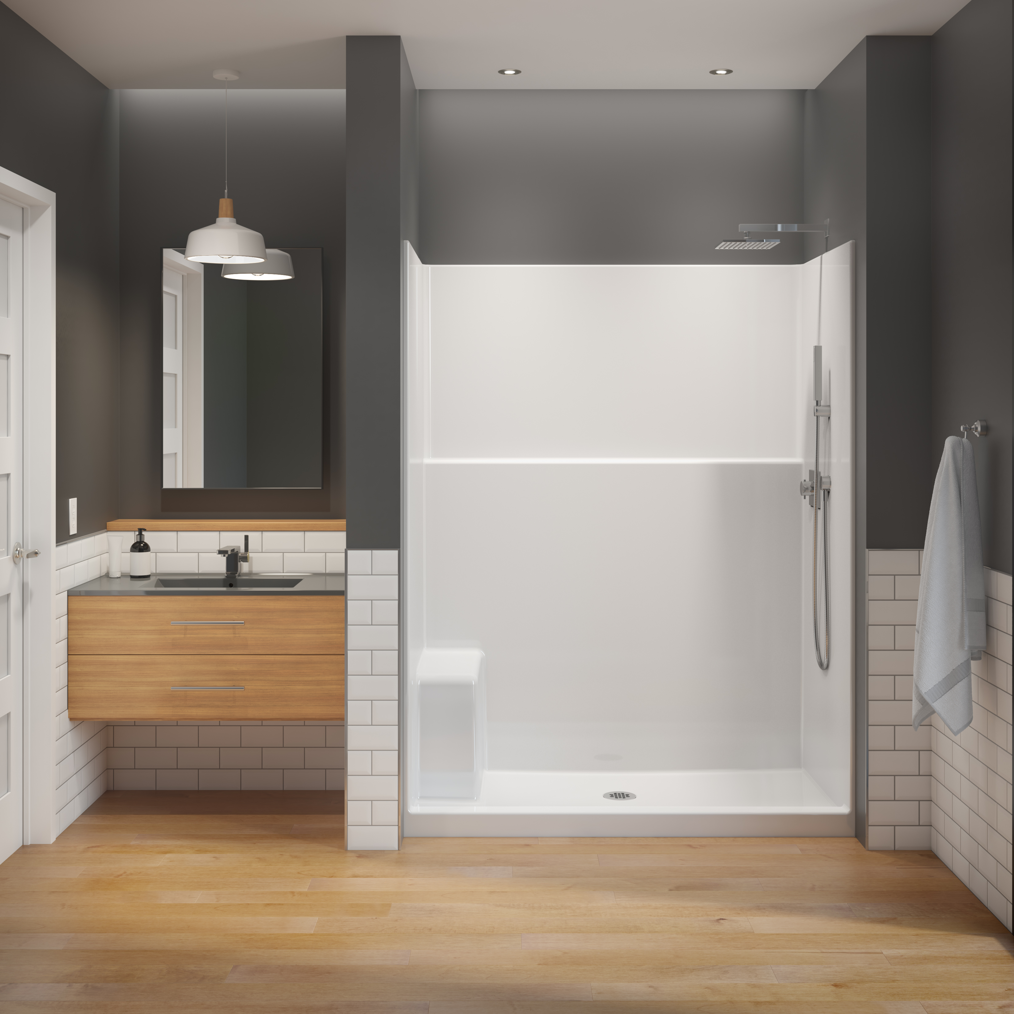 MAAX-SHOWER-SS3260-WHT-DECO