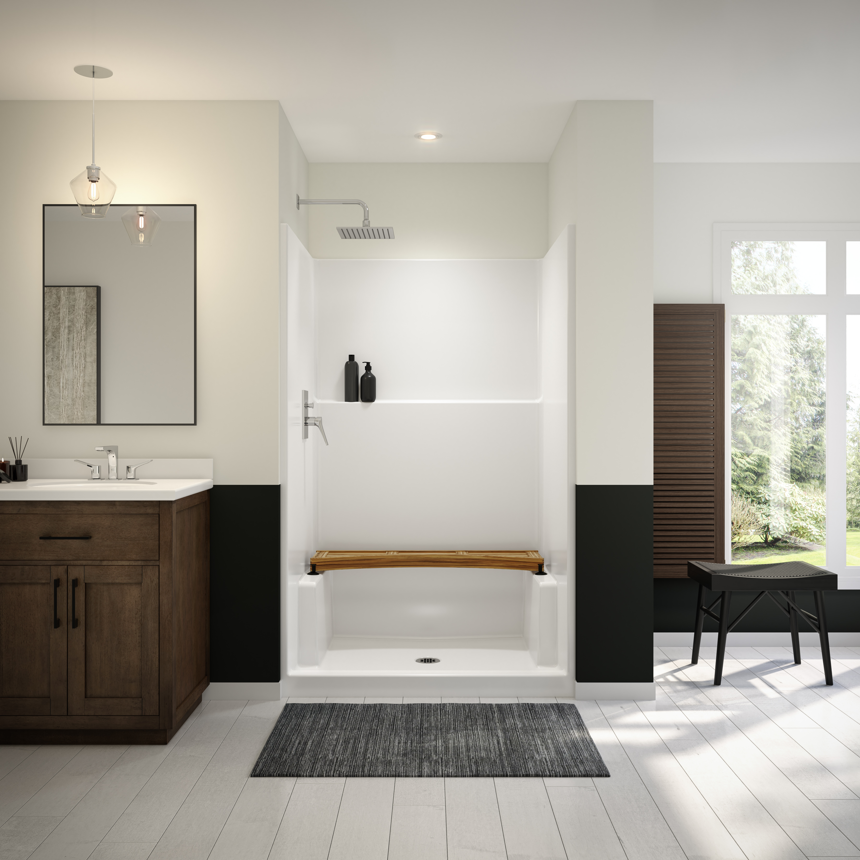 MAAX-4836-SHOWER-ICON-SMOOTHWALLS-WHITE-DECOR-CURVED-BENCH