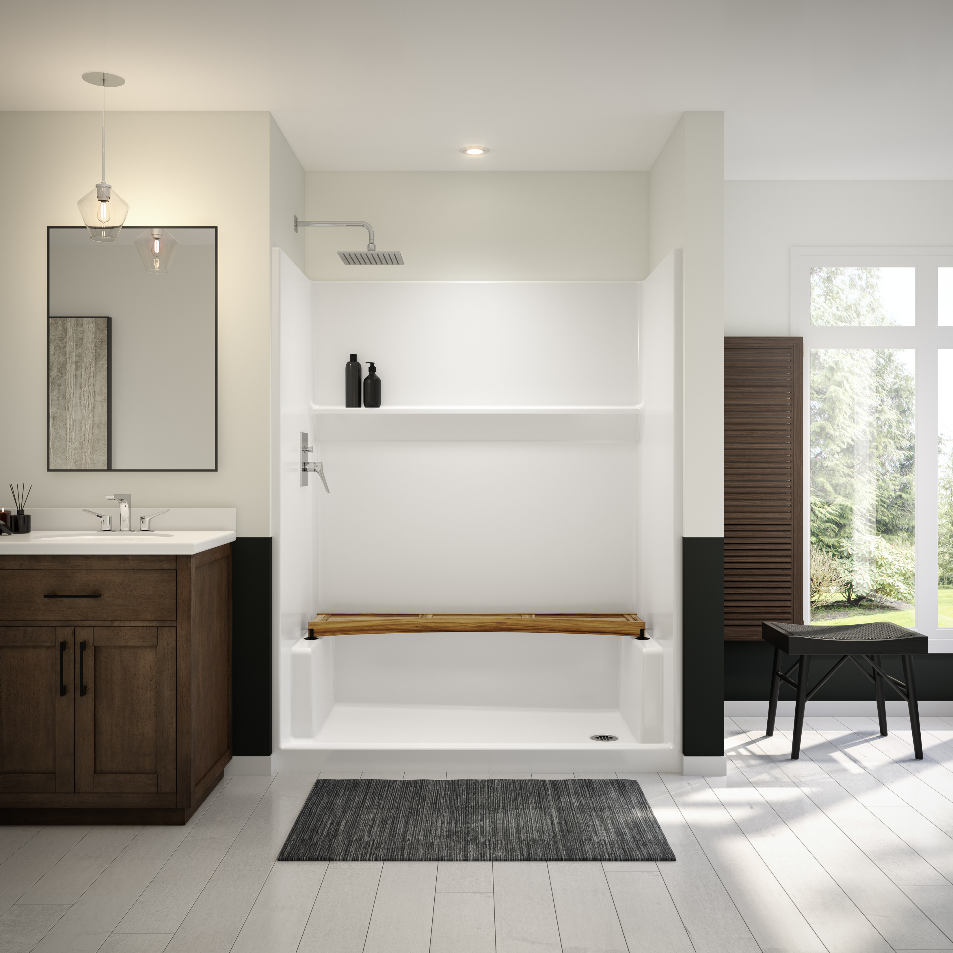 MAAX-6030-SHOWER-ICON-SMOOTHWALLS-WHITE-DECOR-CURVED-BENCH
