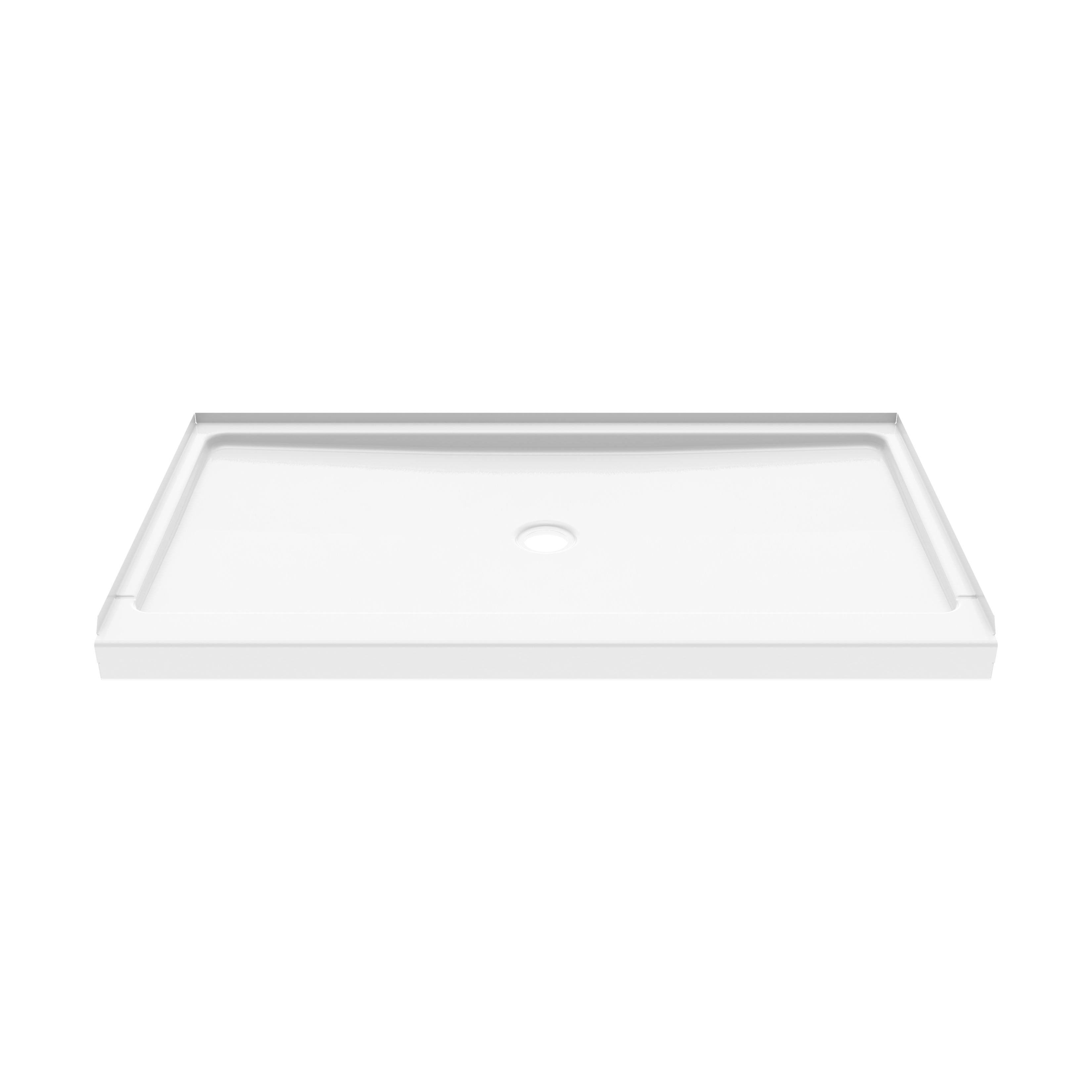 Princeton PRO 60 x 36 x 3  Porcelain Enamel Alcove Shower Base - Round Drain