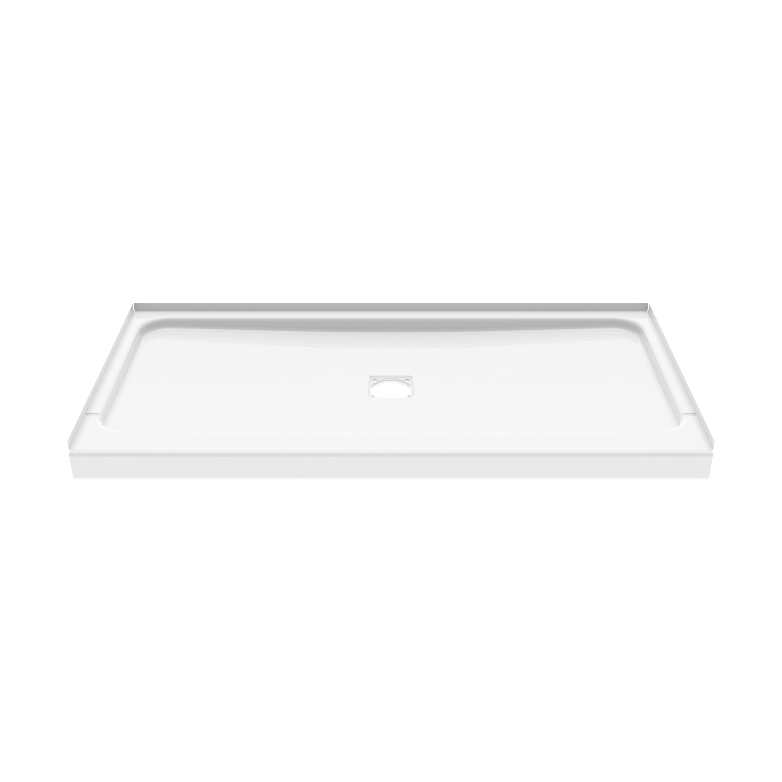 Americast 60 x 36 x 3  Alcove Shower Base - Square Drain