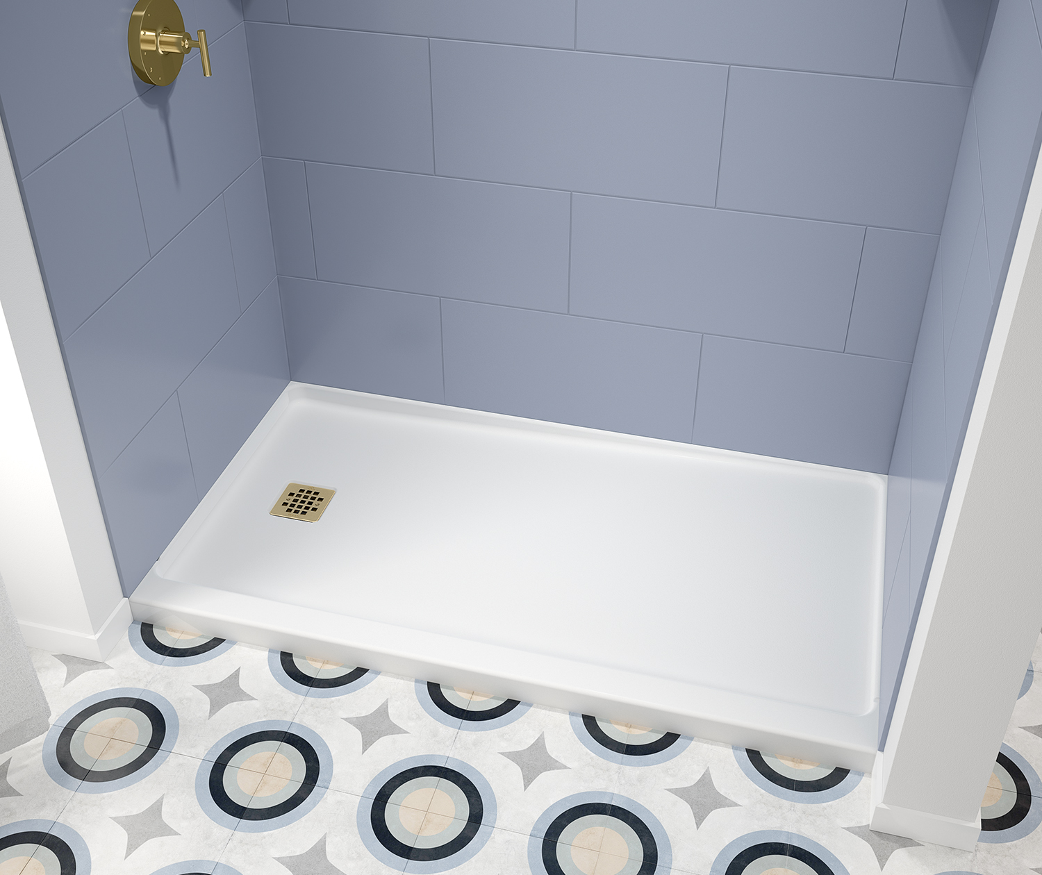 Bootz Square Drain Kit for ShowerCast