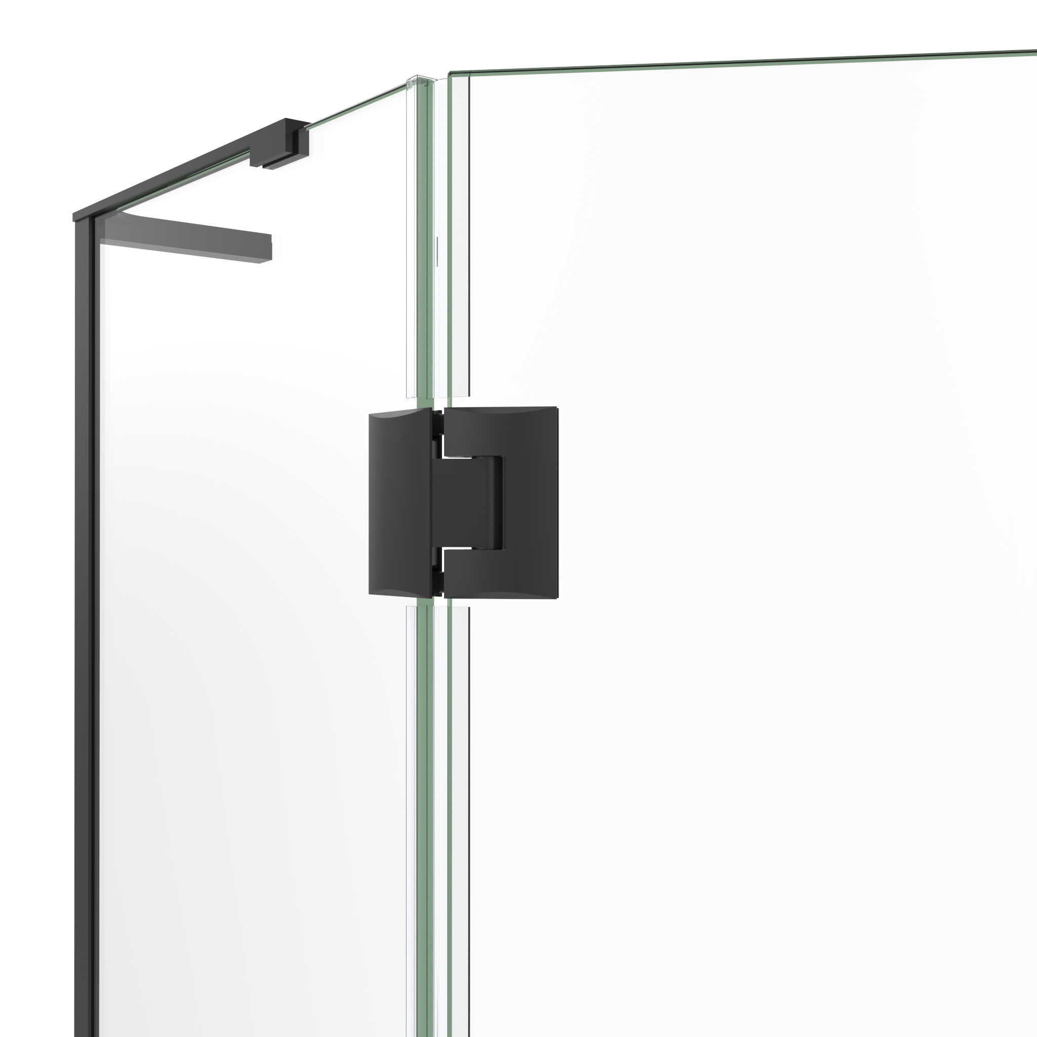 DreamLine Prism Plus 34 inch x 72 inch Frameless Neo-Angle Hinged