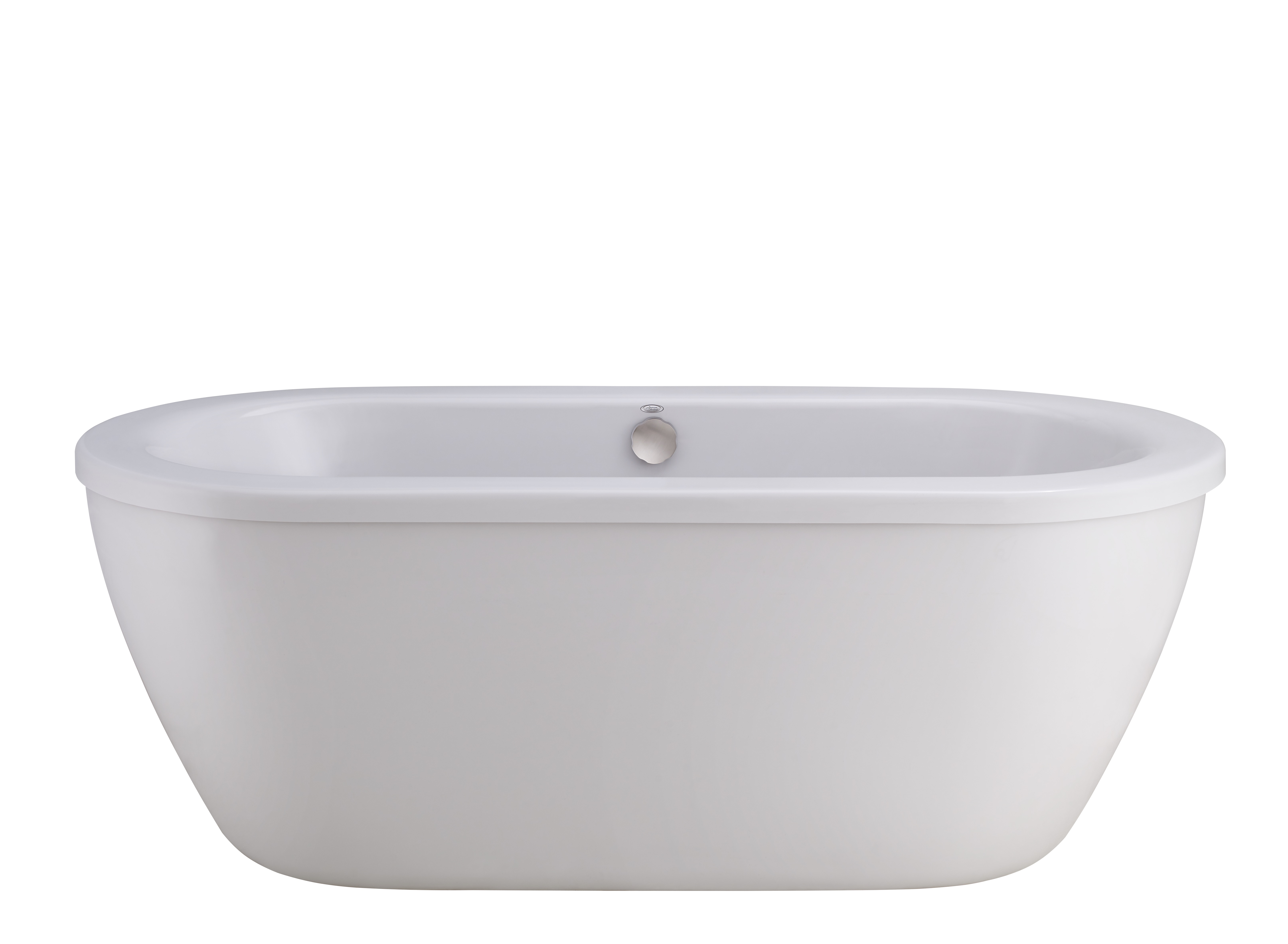 Cadet® 66 x 32-Inch Freestanding Bathtub With Drain Chrome Finish