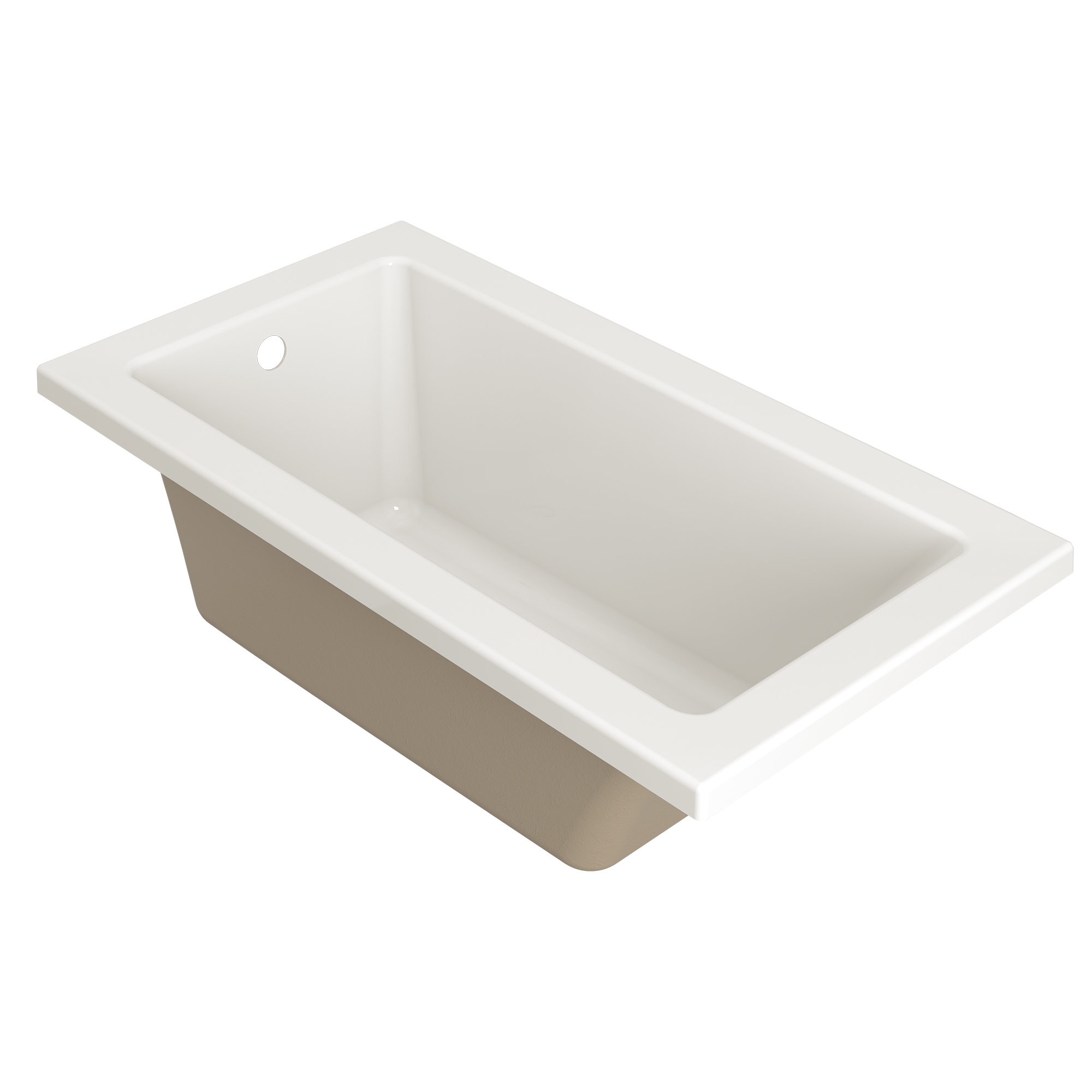 Freedom Acrylic 60 x 32 Drop-In Bathtub In White