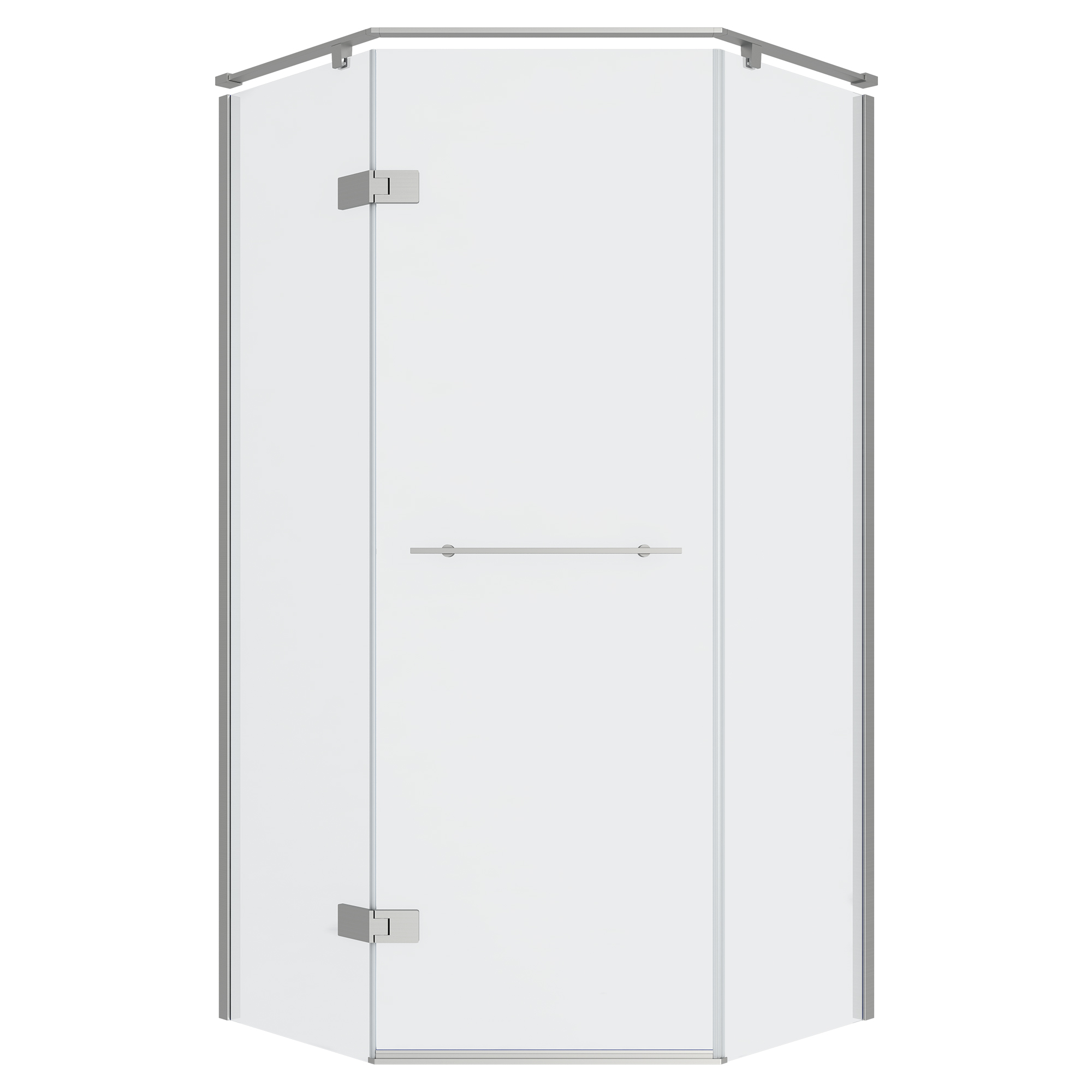 Elevate Framed 74-inch Neo-Angle Pivot Shower Door