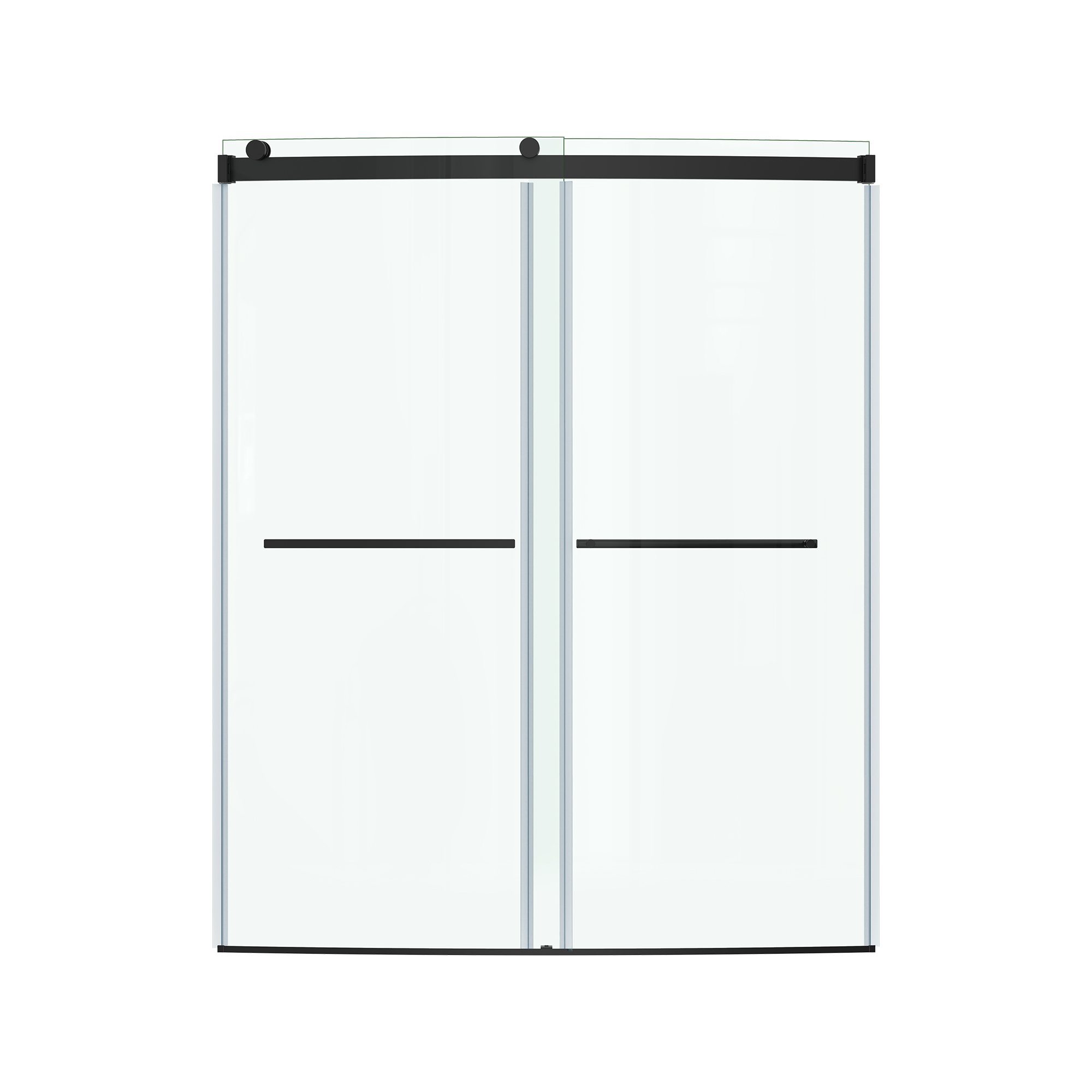 OVATION CURVE 60x72 BARN SHOWER DOOR, BN