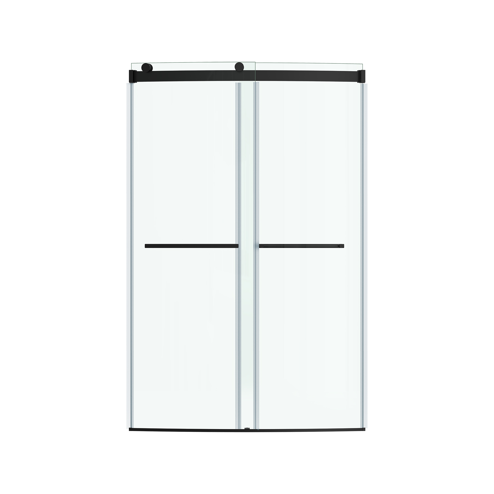OVATION CURVE 48X72 BARN SHOWER DOOR, BN