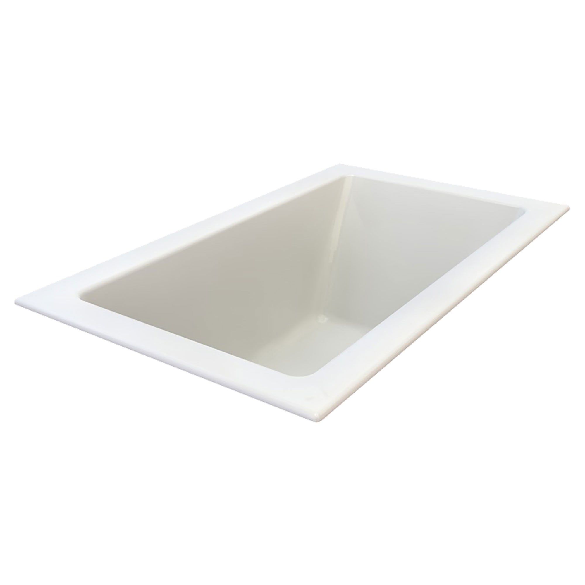 Freedom Acrylic 72 x 36 Drop-In Bathtub In White